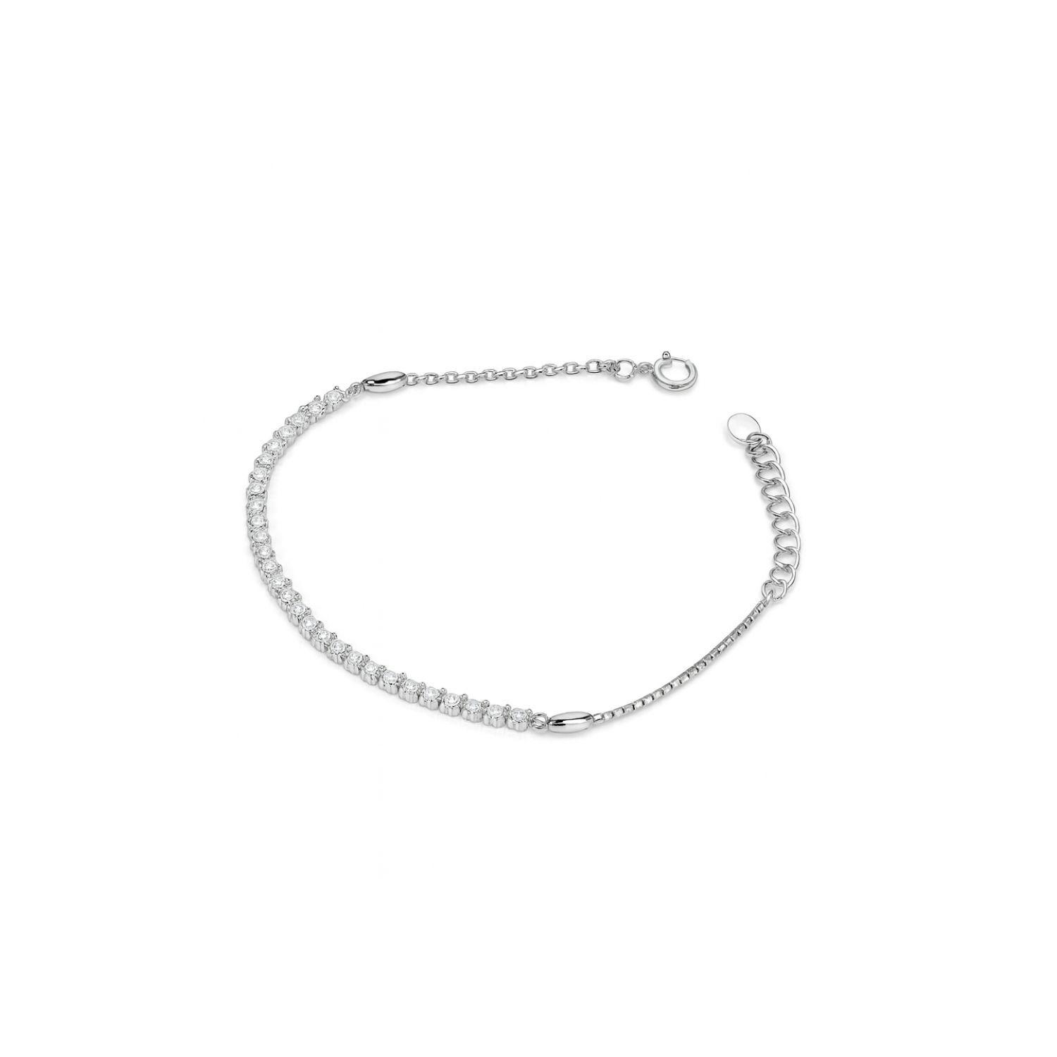 Pulsera Oro Blanco 18kt Diamantes 73 Pts-2
