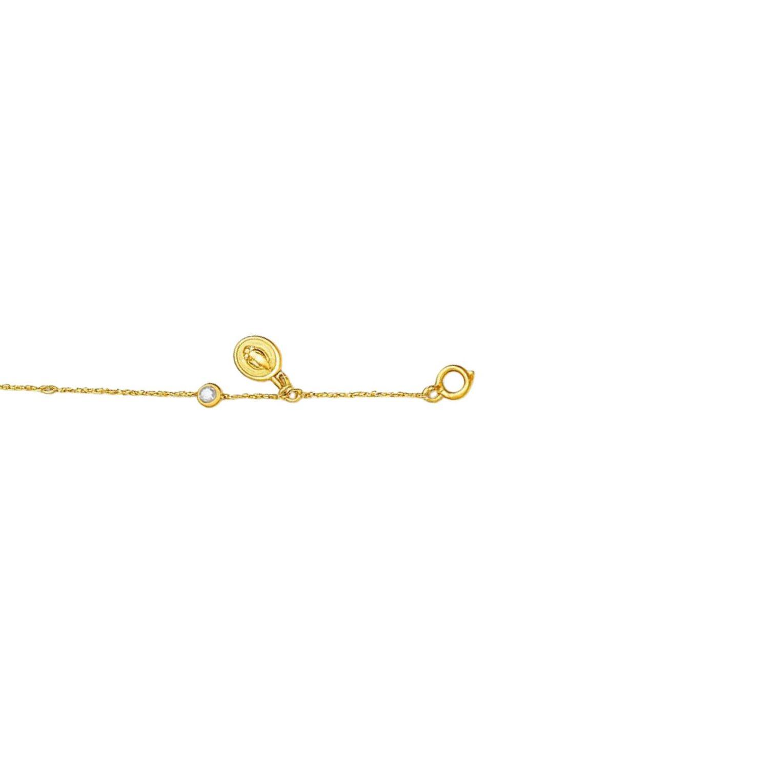 Pulsera Oro Amarillo 18kt Rosario Perlas Cultivadas 3,5MM-2