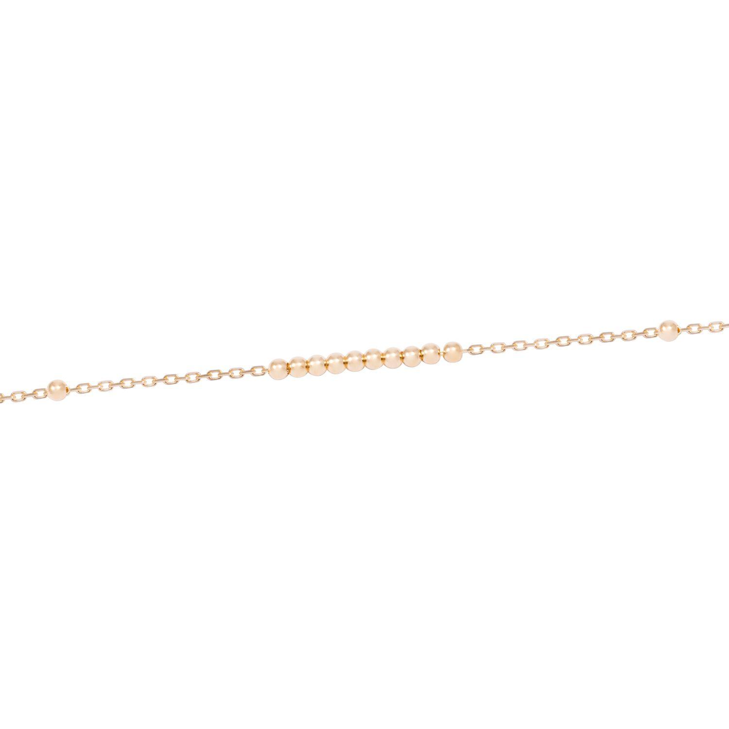 Pulsera Oro Amarillo 18kt Pelotitas-1