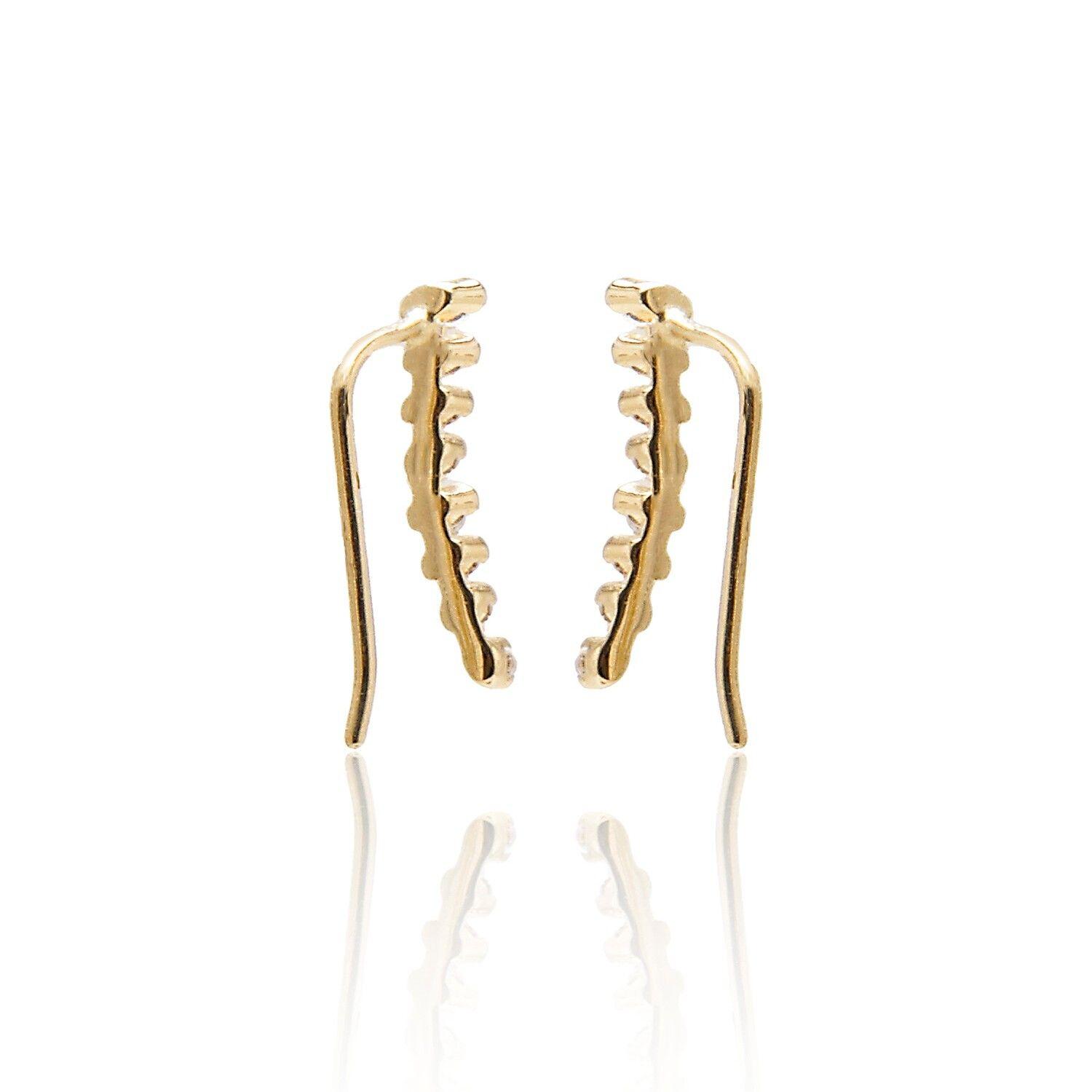 Aros de Oro 18kt Ocho Circones-1