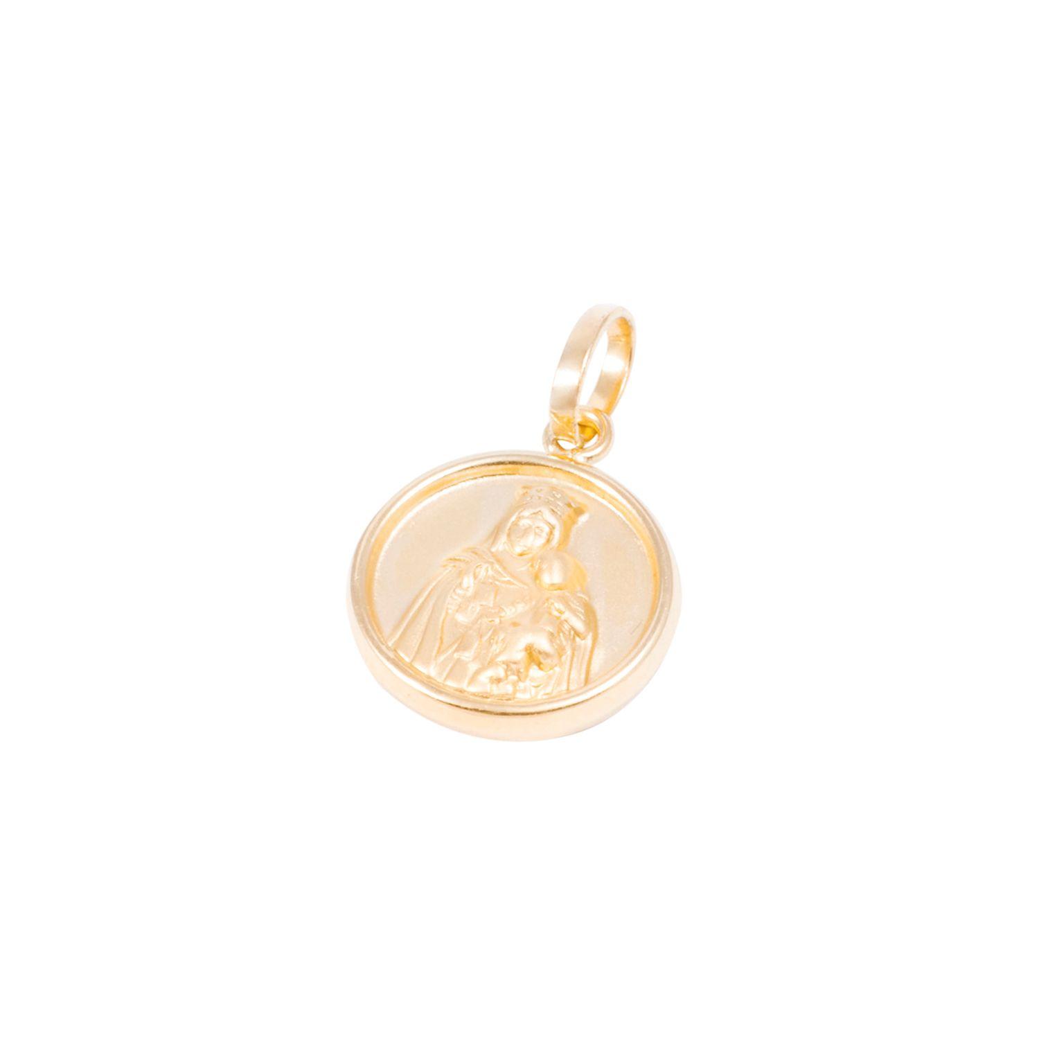 Colgante Oro Amarillo 18kt Escapulario-1