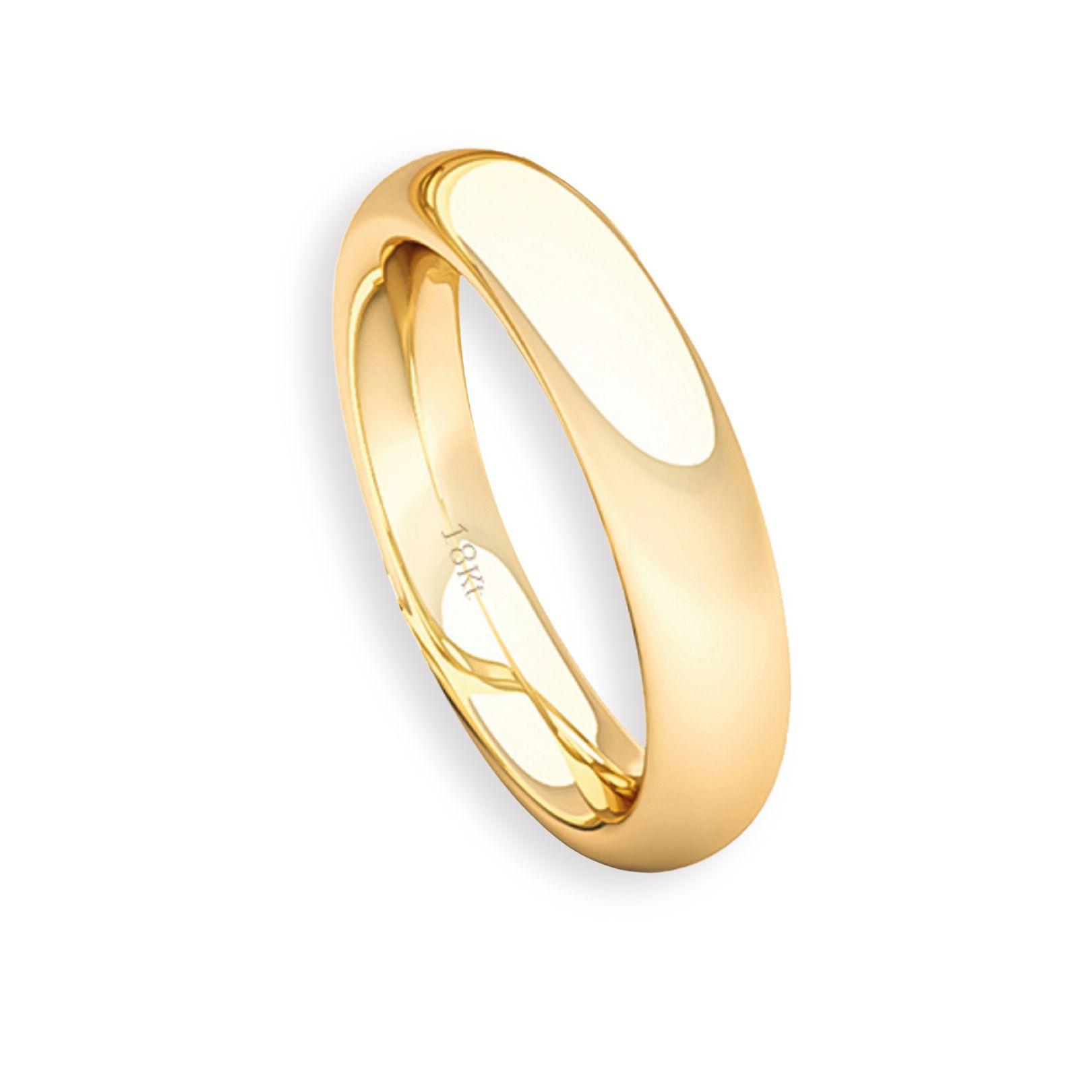Argolla Matrimonio de Oro Amarillo 18kt Inglés Garda Ergofit de 3,5mm-2