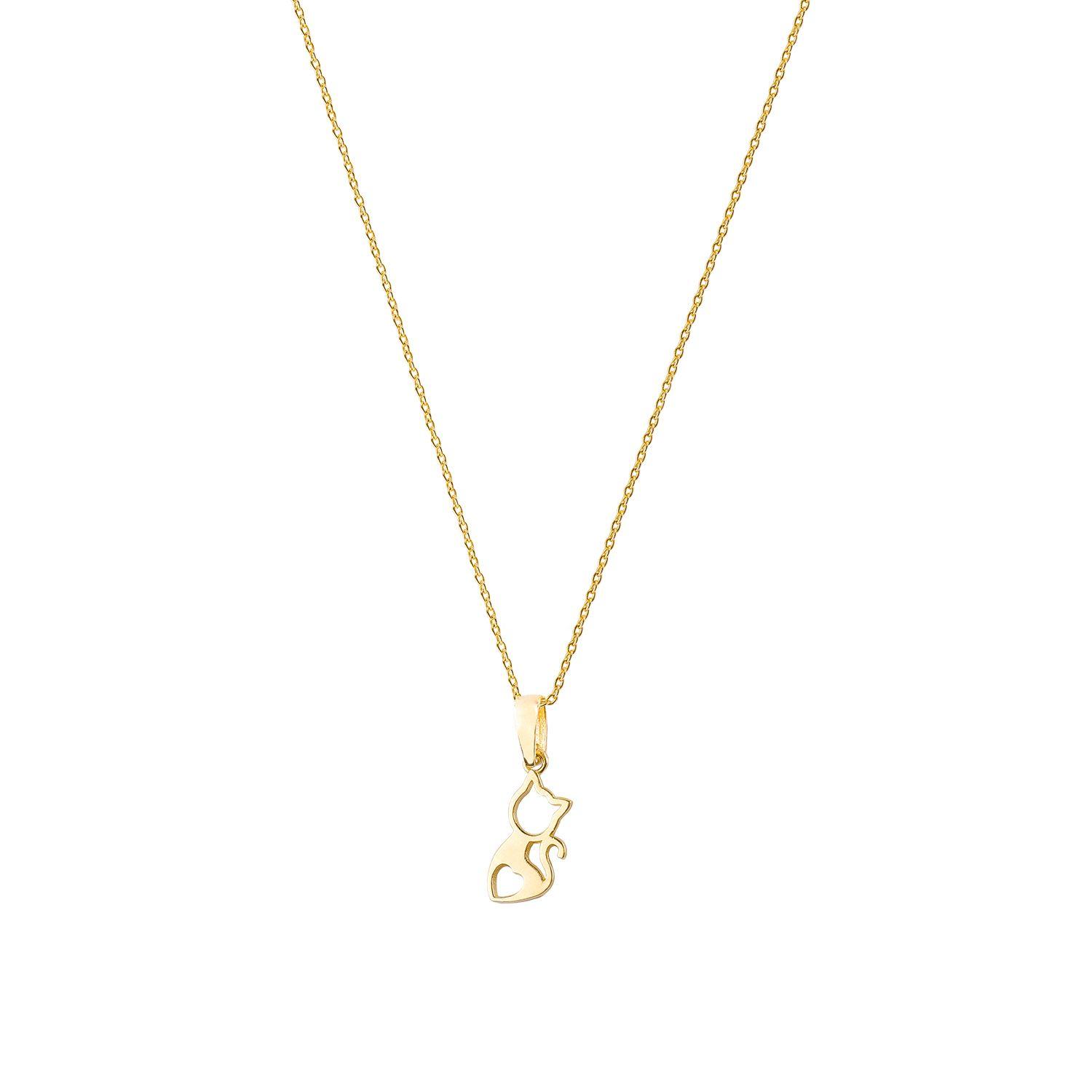 Colgantes de Oro 18kt Modelo Gato-2
