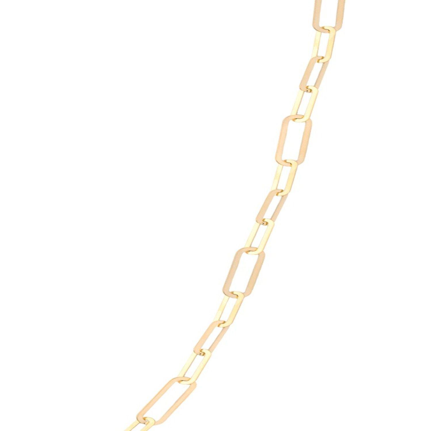 Collar de Oro 18kt Eslabon Clasico-1