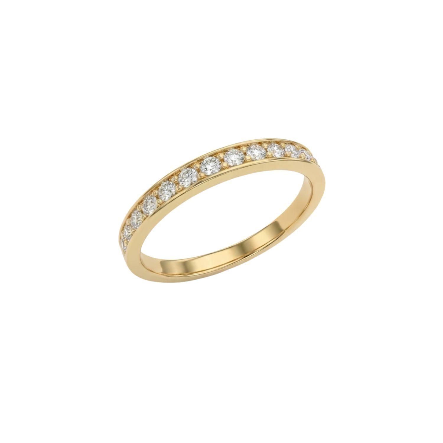 Anillo Oro Miel 18kt Sendero de Luz-2