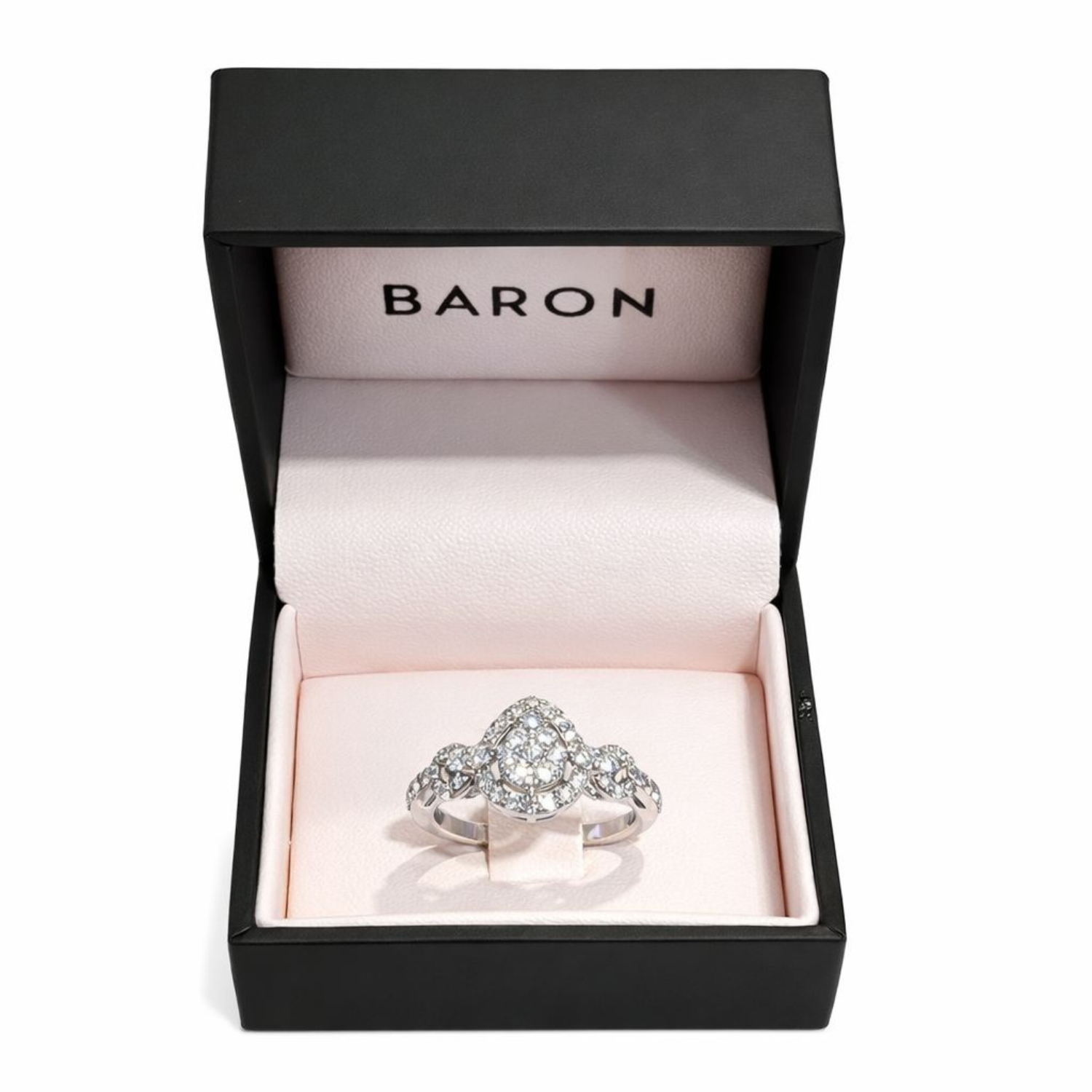 Anillo Oro Blanco 18kt Diamantes 71 Pts-3