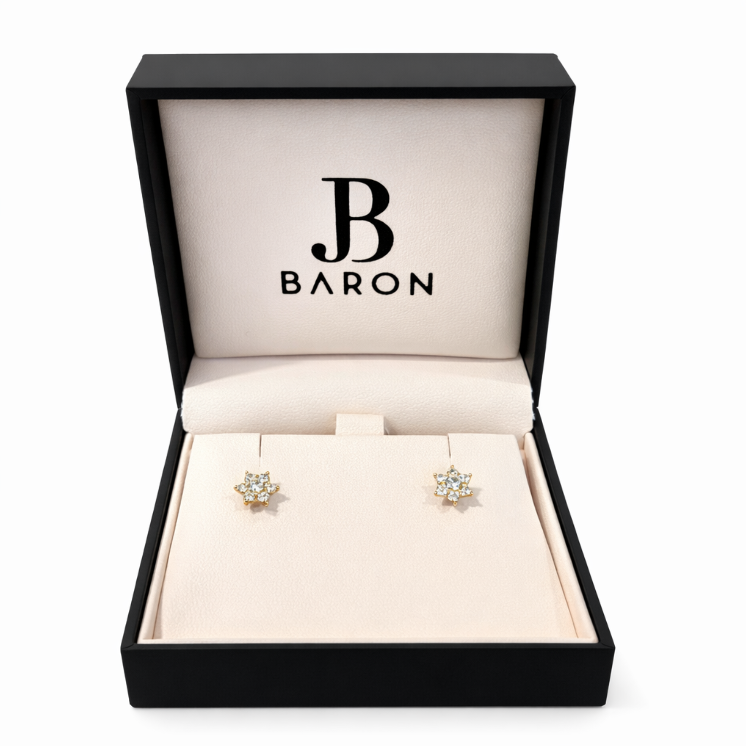 Aros Oro Amarillo 18kt Flor Imperial Circonita-3