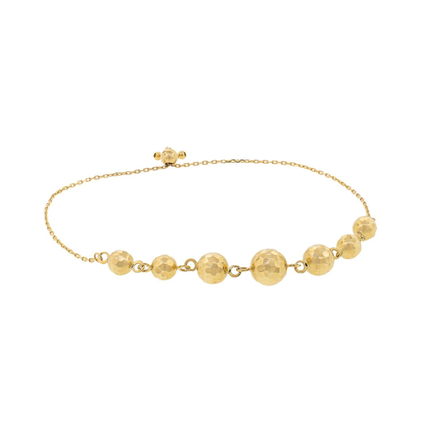 Pulsera de Oro 18kt Facetada-2