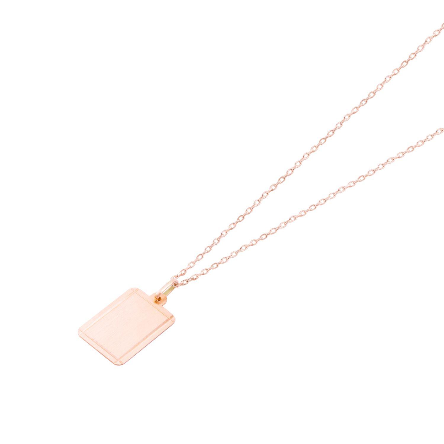 Colgante Oro Miel 18kt Mixta 14x25mm-2