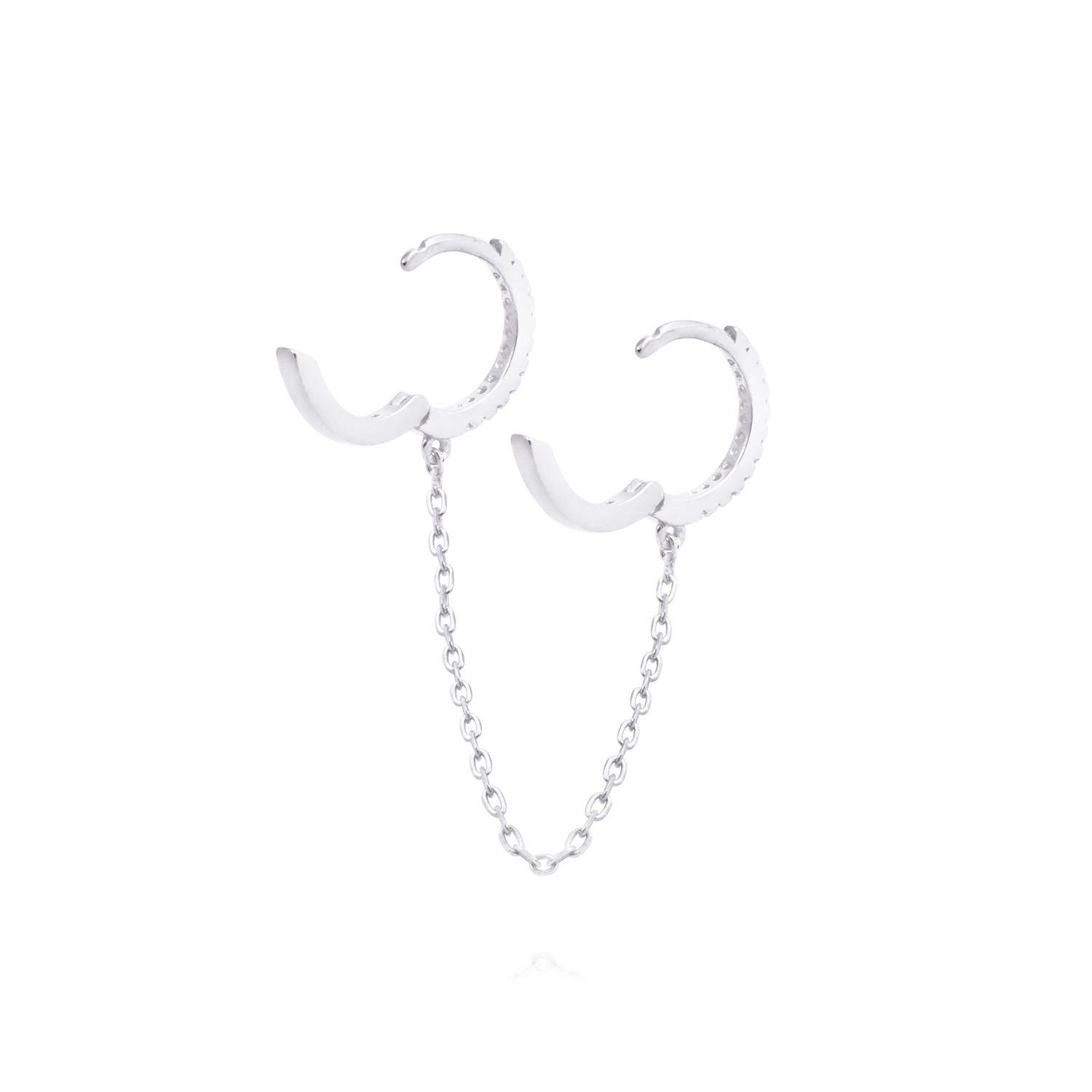 Piercing de Plata Esterlina 925 Argollas colgantes-1