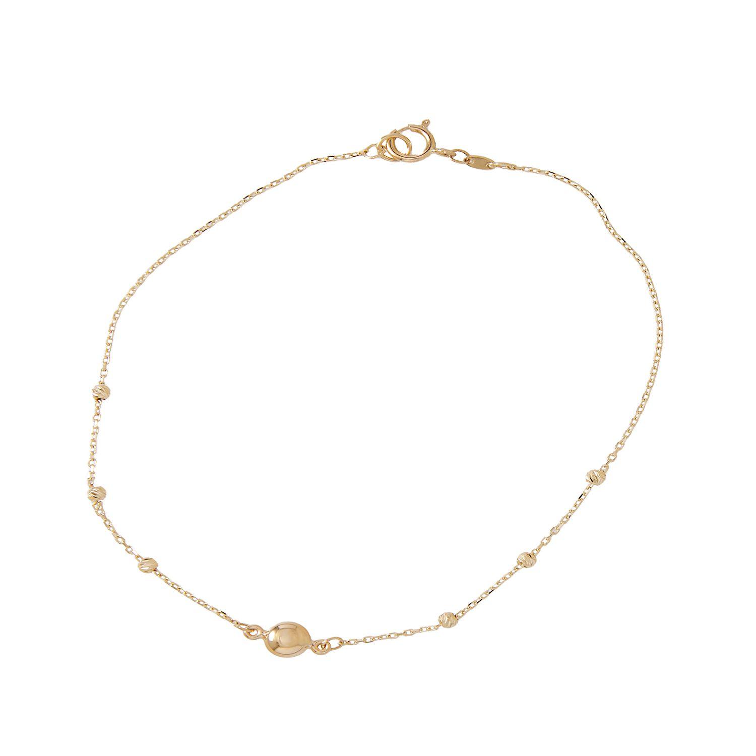 Pulsera de Oro 18kt Bolita Satinada 8951-0