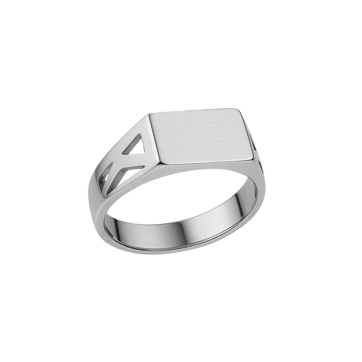Anillo Oro 18kt Sello Calado-4