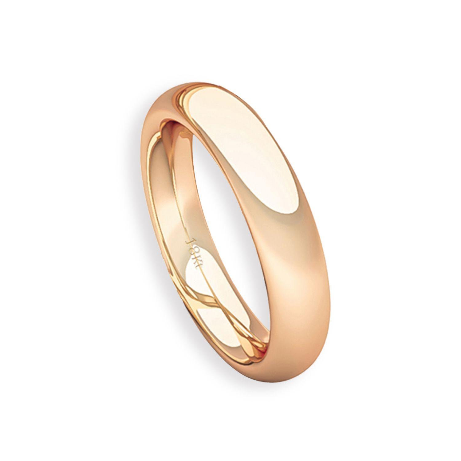 Argolla Matrimonio de Oro Miel 18kt Inglés Garda Ergofit de 3,5mm-2