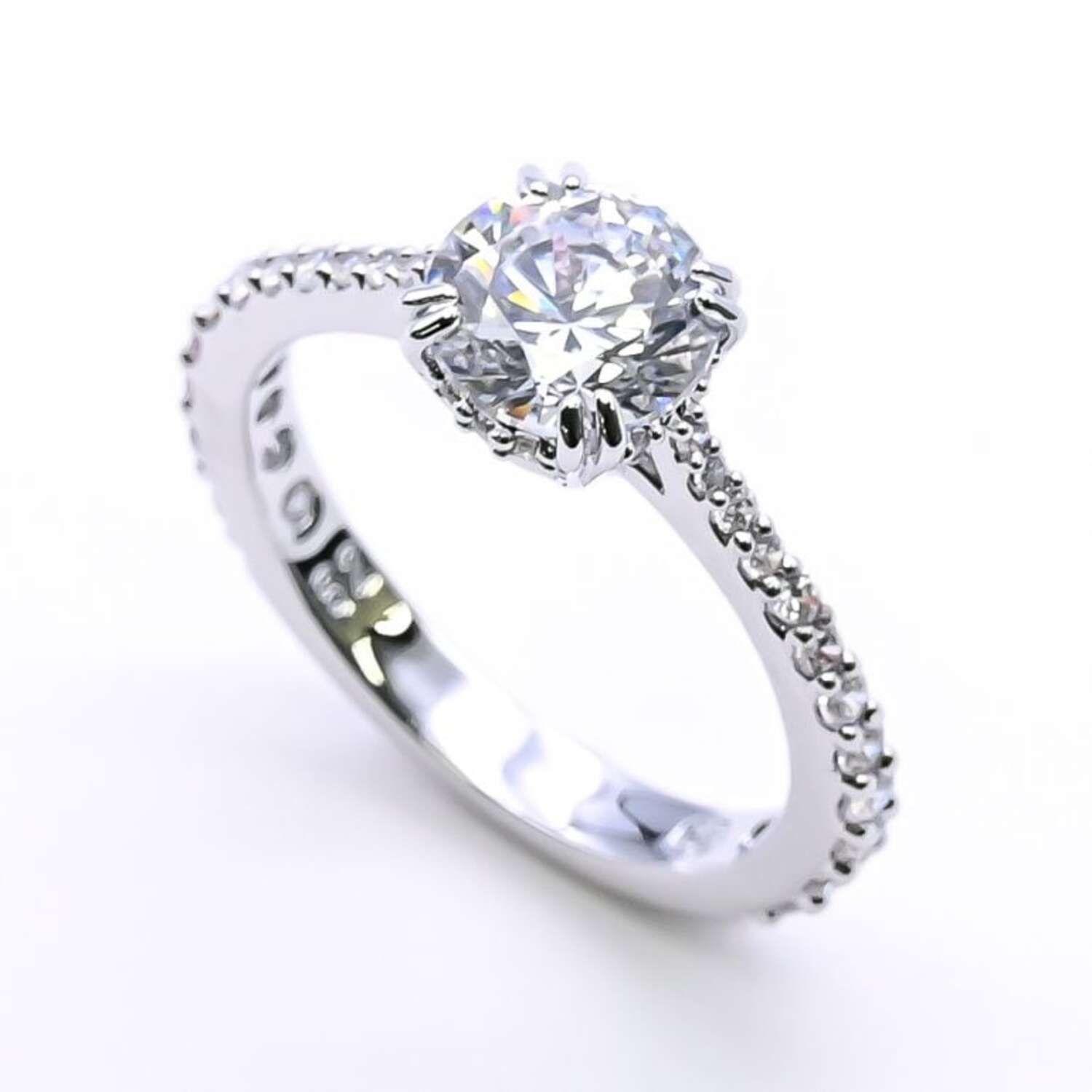 Anillo Swarovski Cóctel Stilla Blanco-2