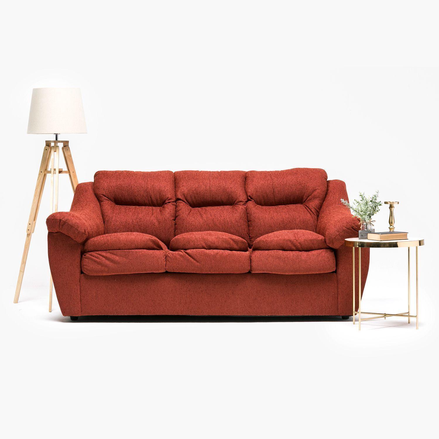 Sofá Bali 3C Chenille Terracota-3