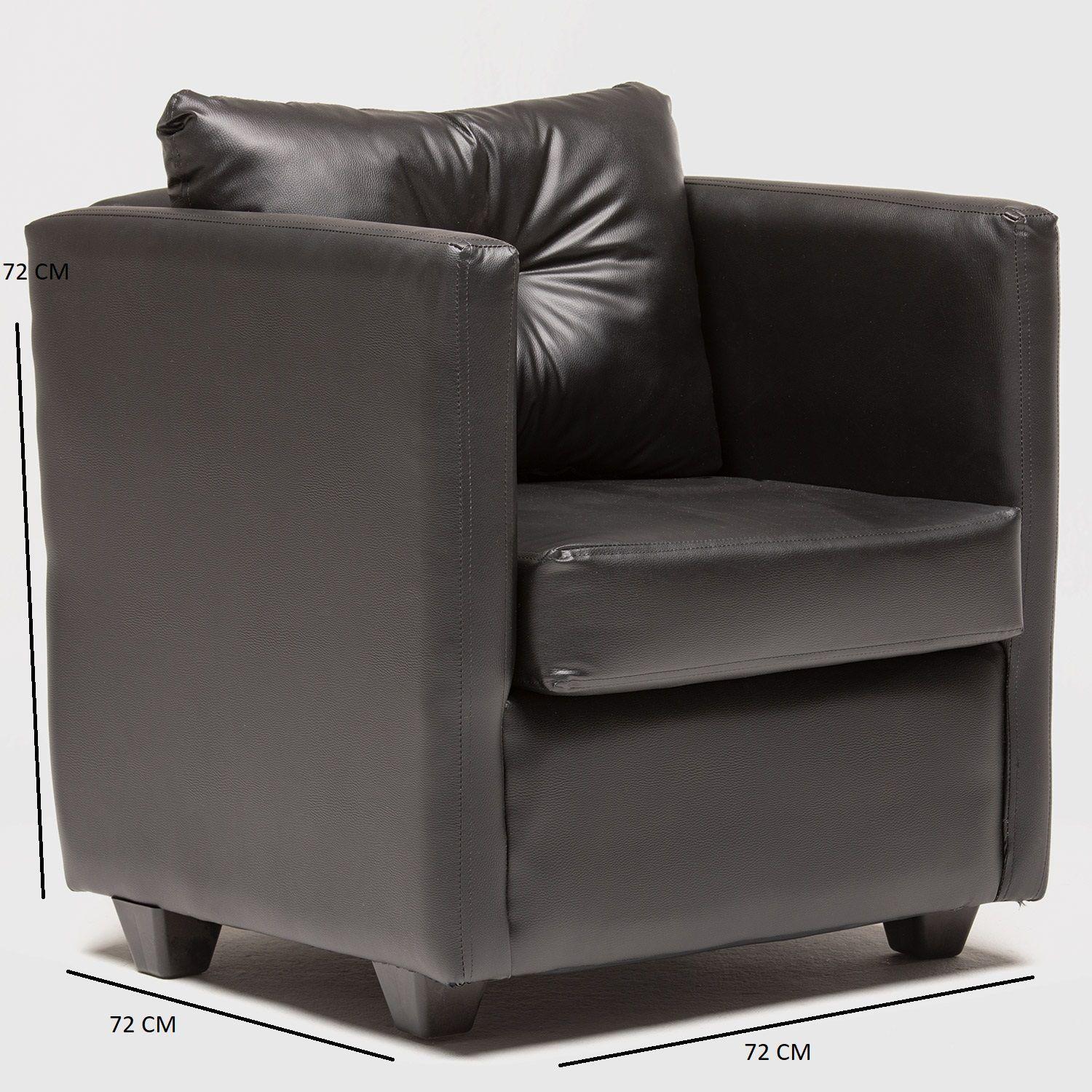 Poltrona Caburga PU Negro -4