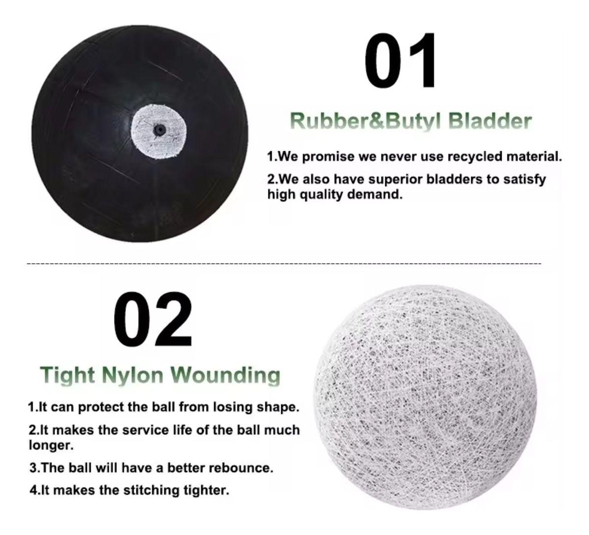 Balón De Fútbol N° 5 Profesional Calidad Pro Triple Capa-3