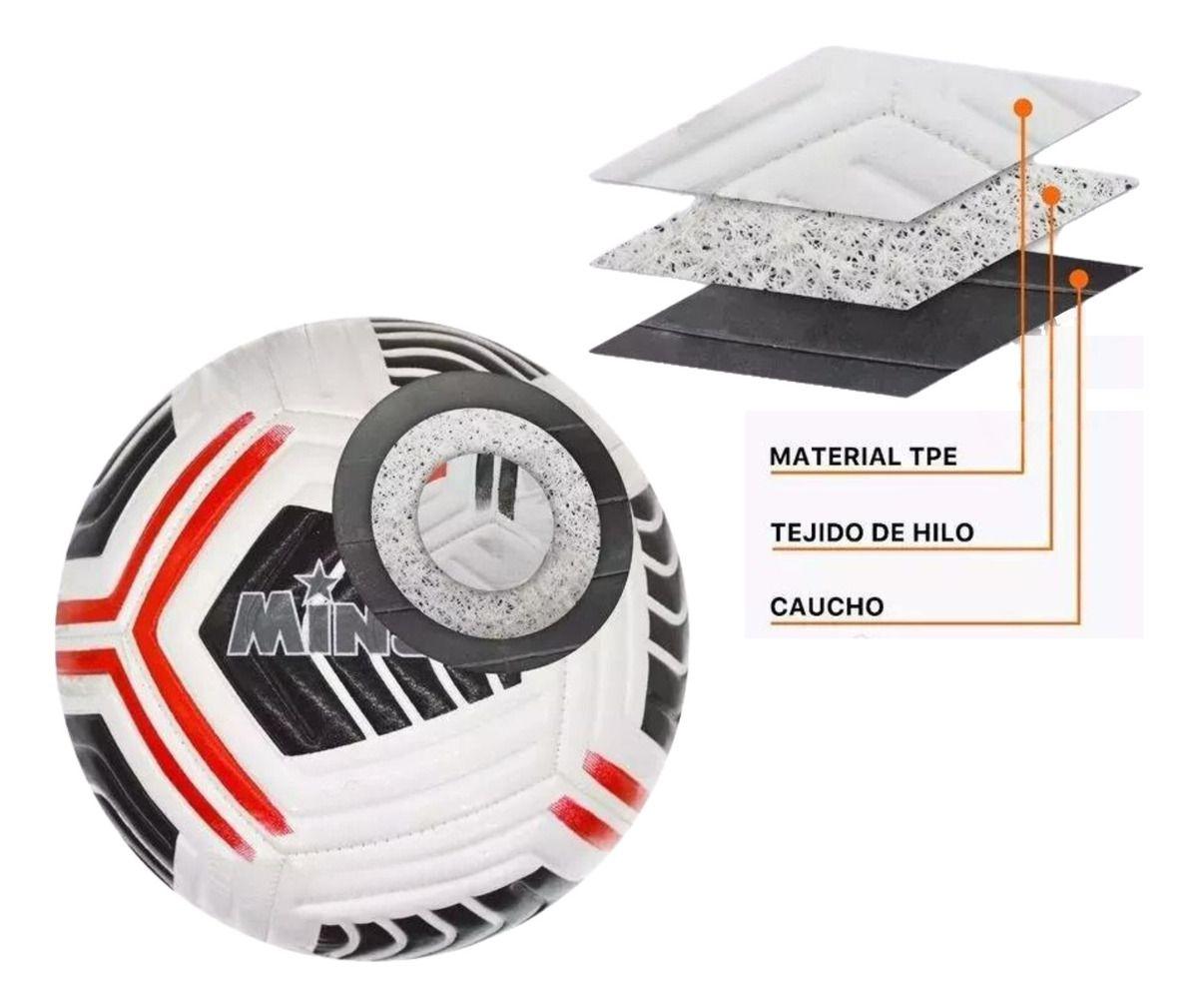 Balón De Fútbol N° 5 Premiun Reforzado 3 Capas-9