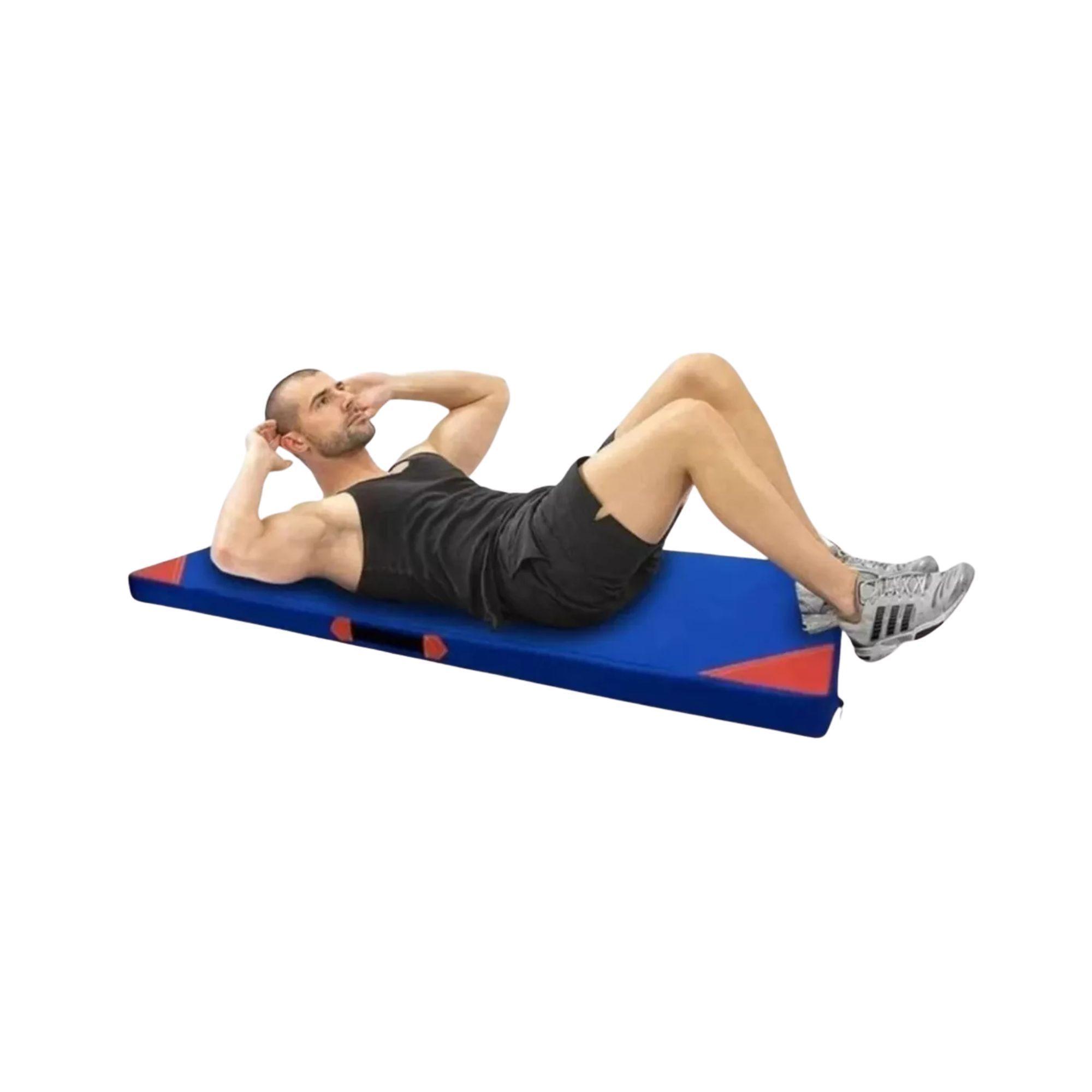 Colchoneta Deportiva Plegable Tela Lona Oxford 100x50x5cm-3