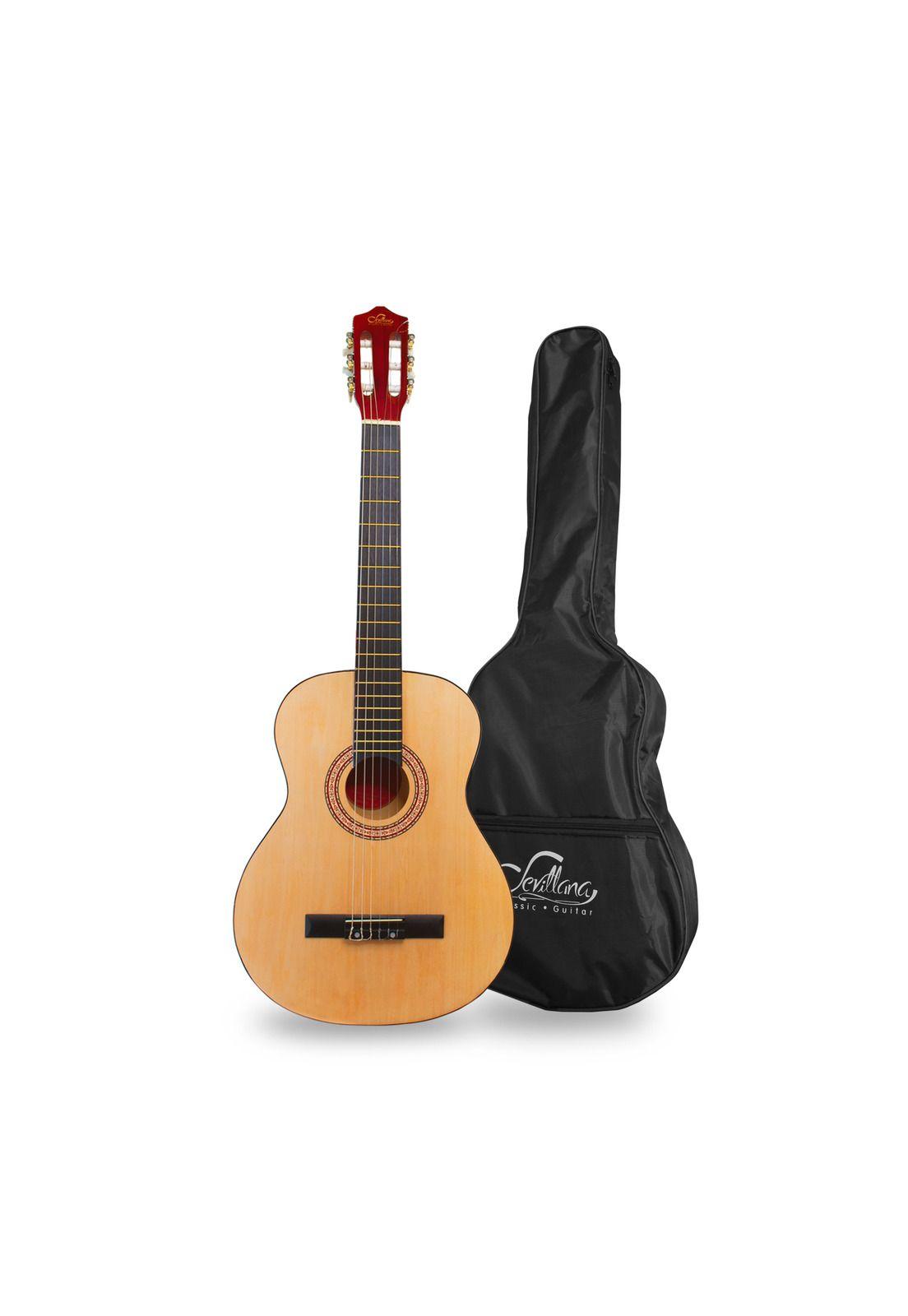 GUITARRA 34 C/FUNDA NATURAL PARA NIÑOS-0