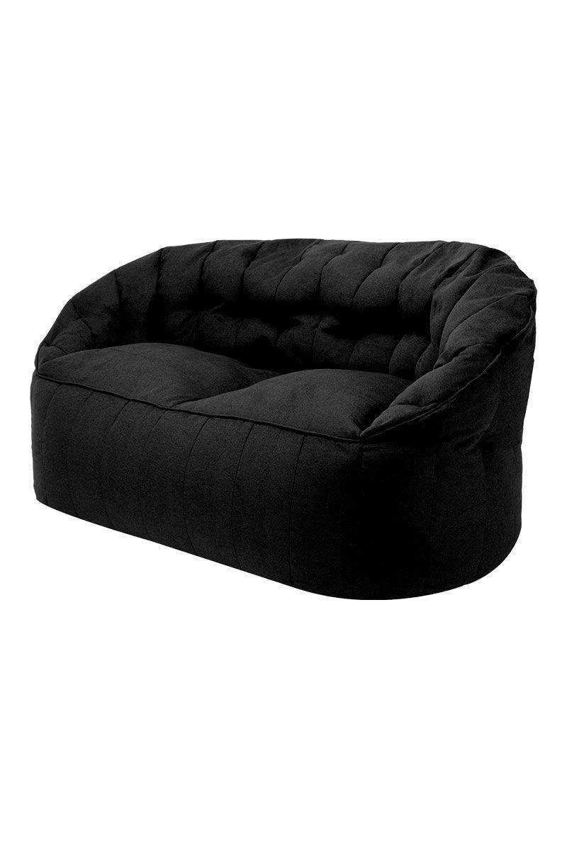 Sofá Pouf "Shell Doble" Negro-0