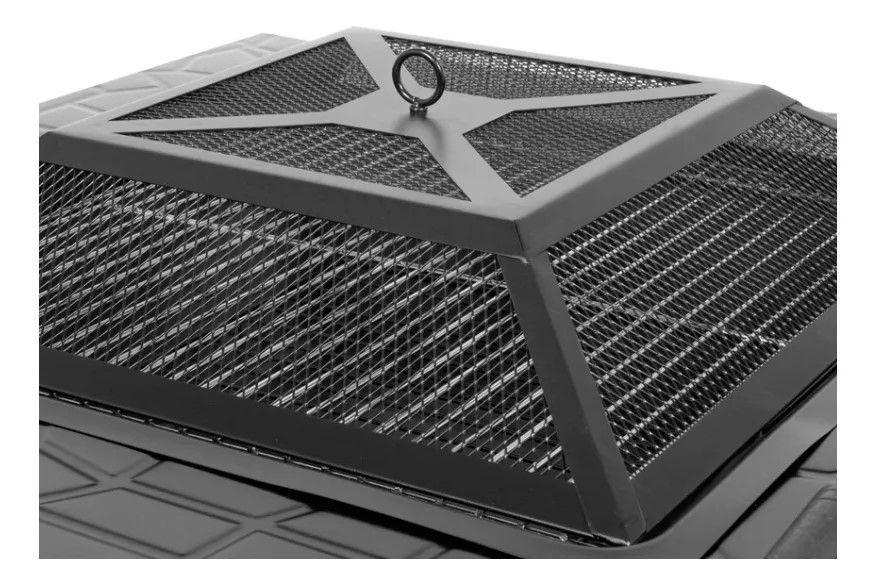 Brasero acero rectangular-7