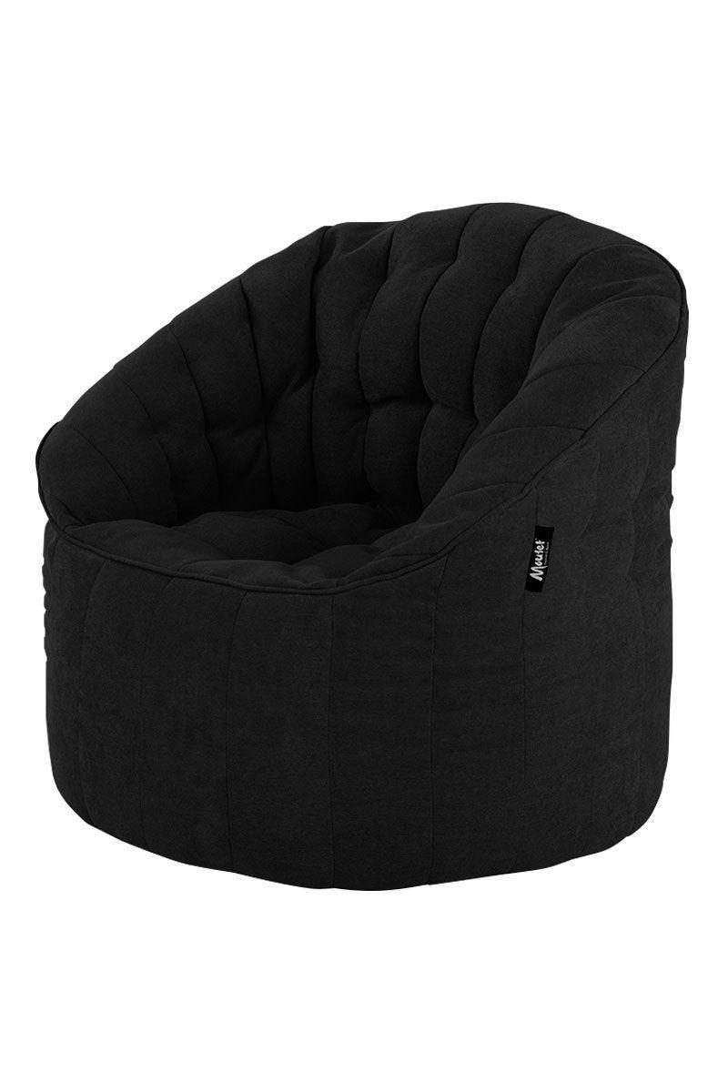 Sofá Pouf "Shell V2" Negro-0