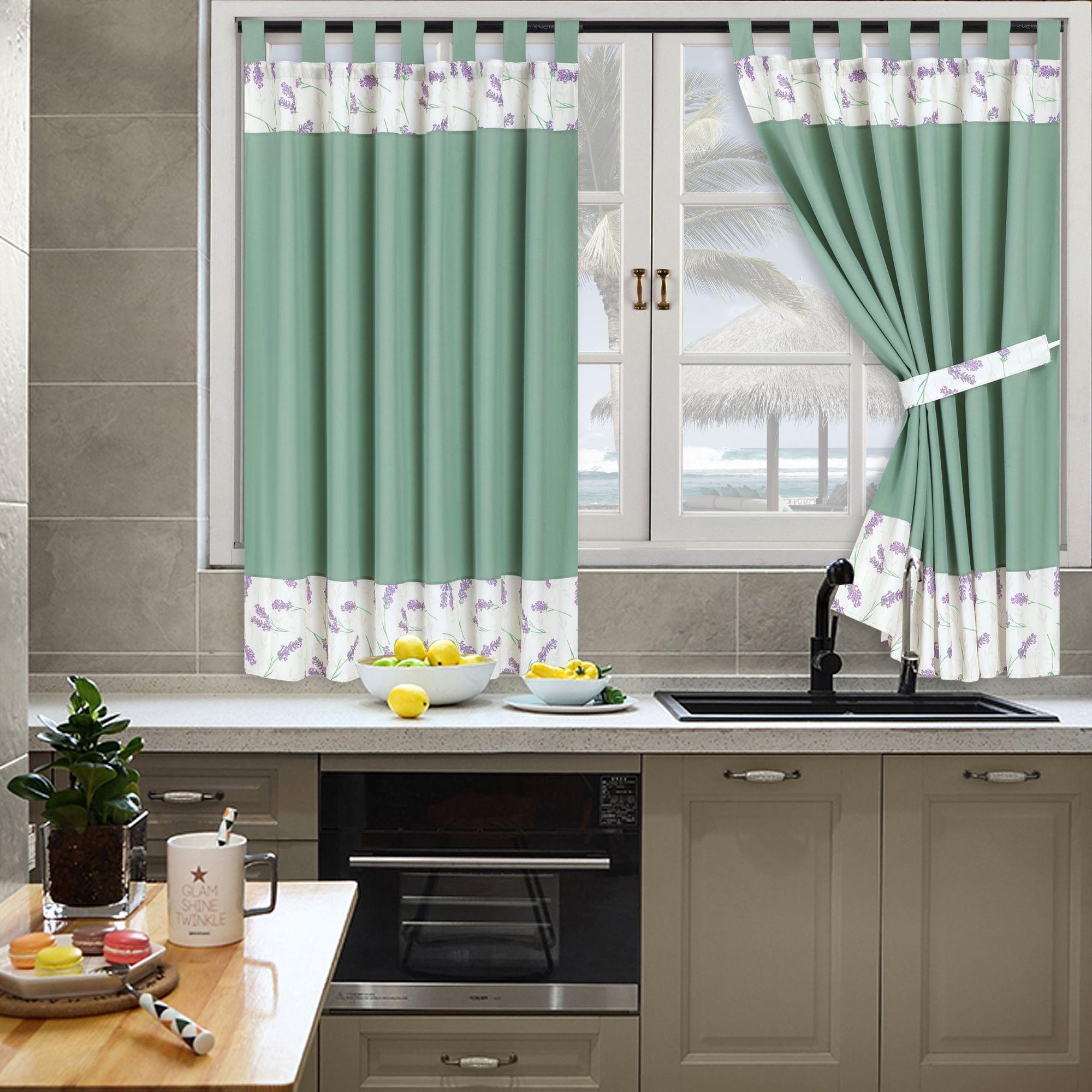 Cortina De Cocina Con Guarda Dos Paños-1