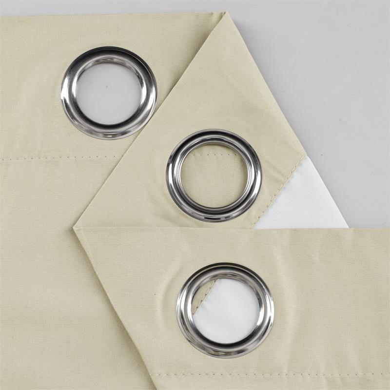 Cortina Blackout Set De Dos Paños Beige-3