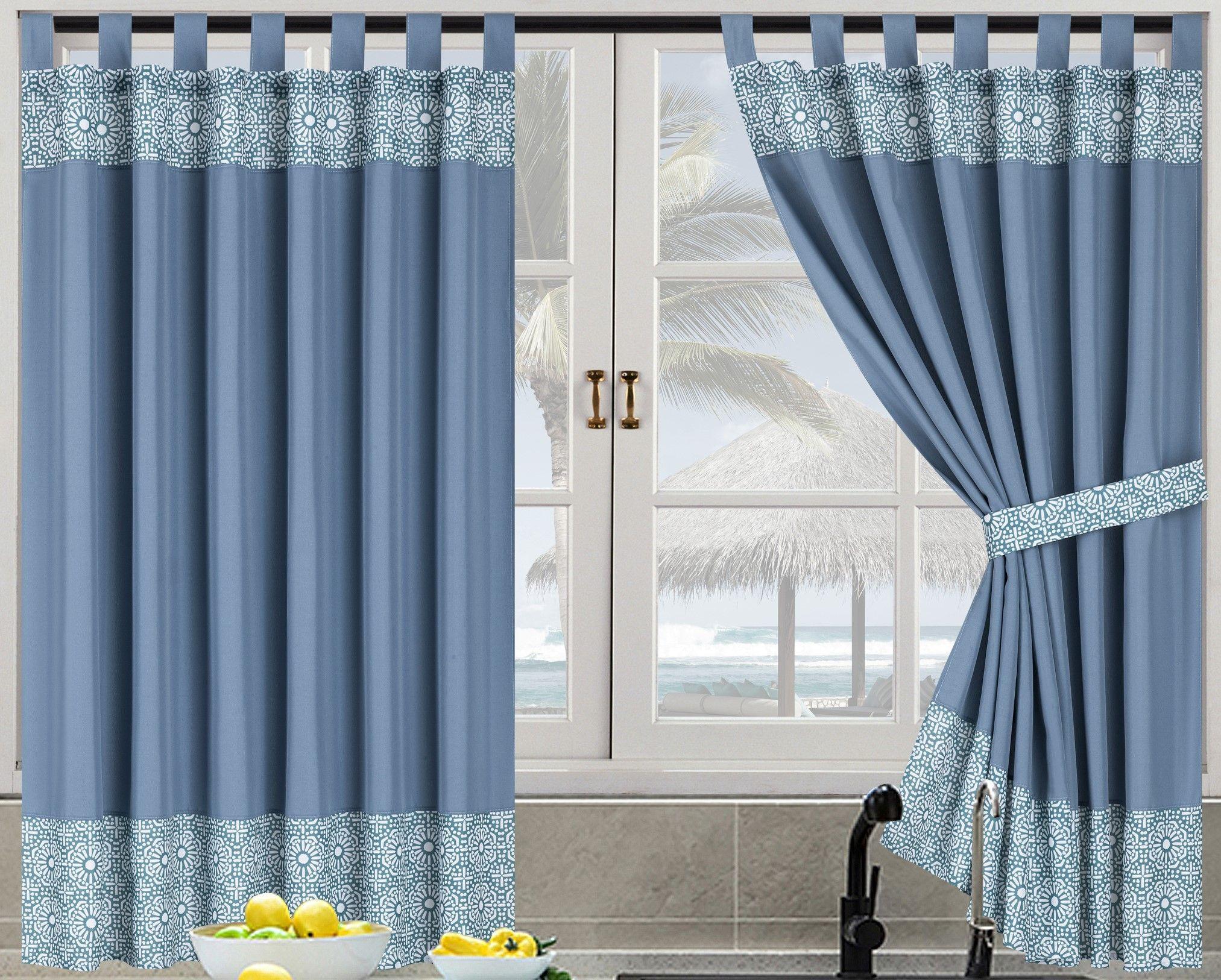 Cortina De Cocina Con Guarda Dos Paños-3