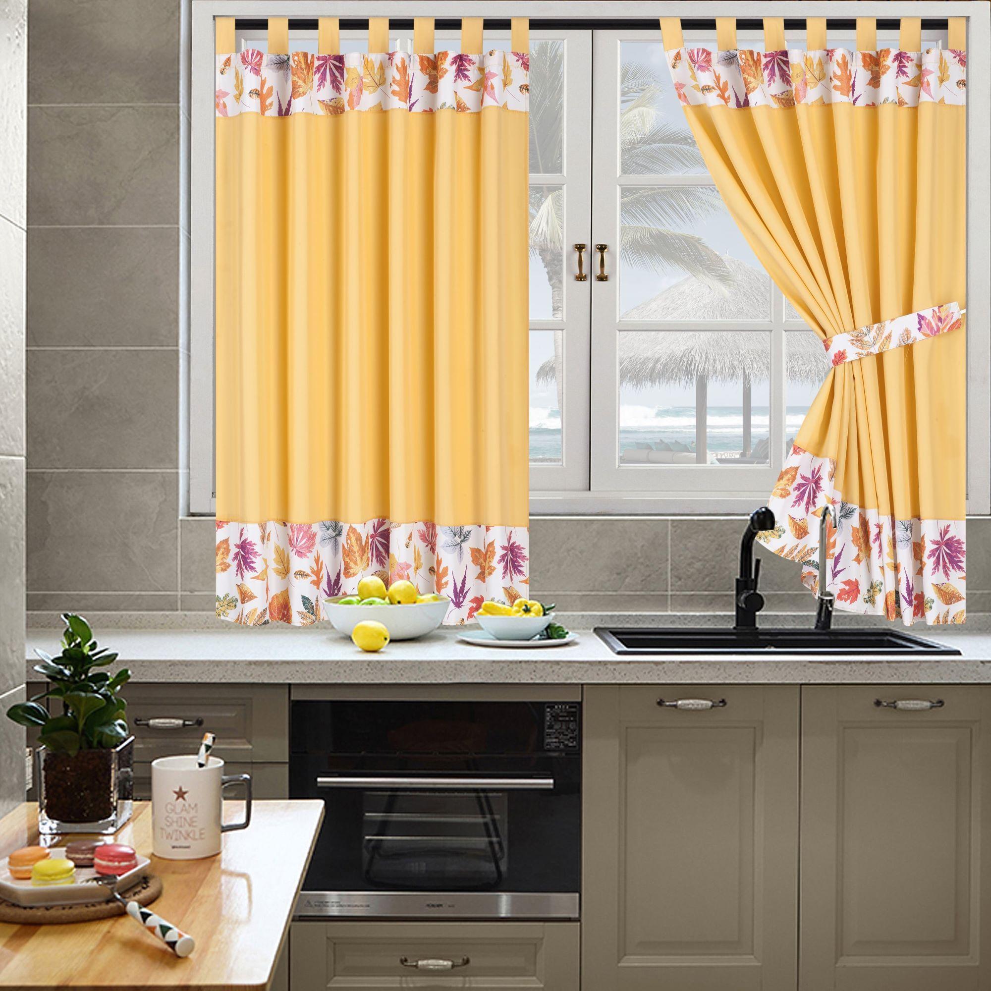 Cortina De Cocina Con Guarda Dos Paños-1