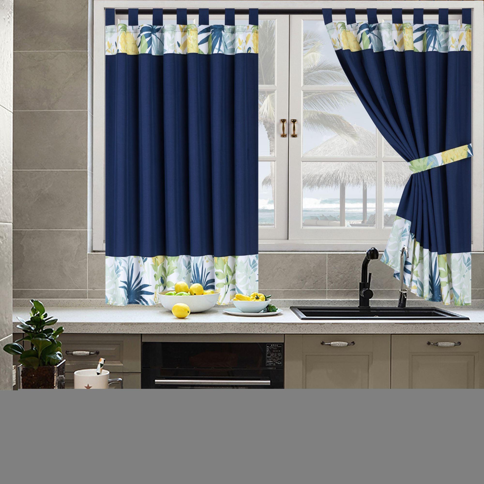 Cortina De Cocina Con Guarda Dos Paños-3