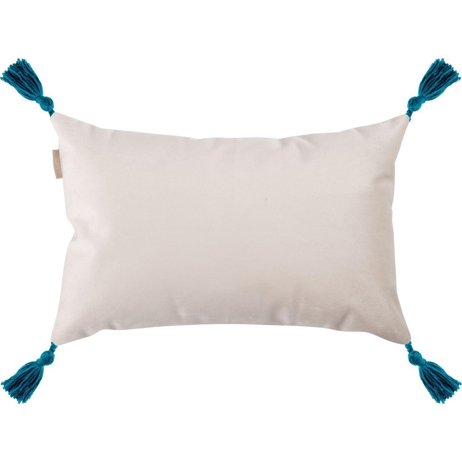 Pack Cojines Felpa Borlas Crudo-1