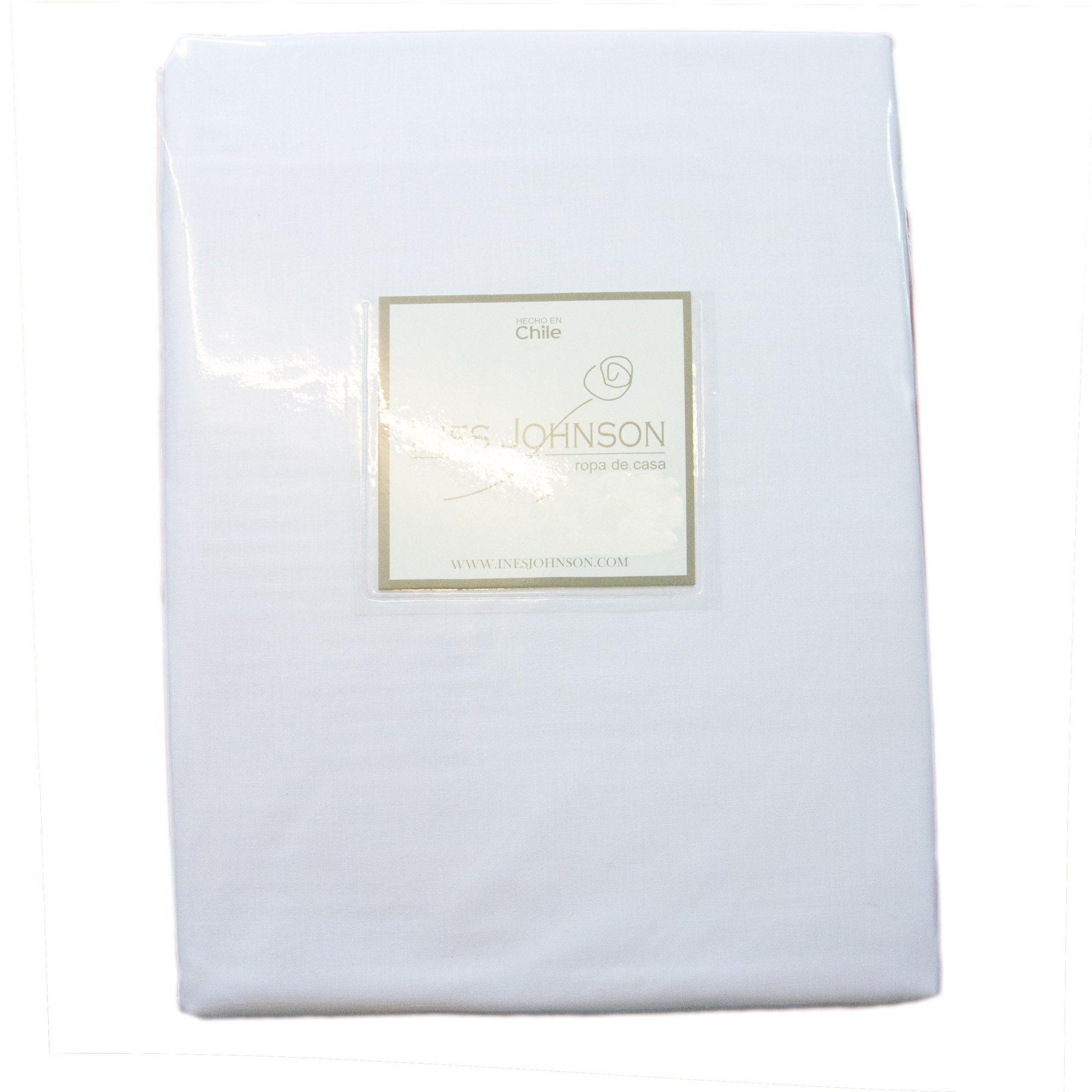 Sábana Bajera 2 Plazas Americana Blanca-1