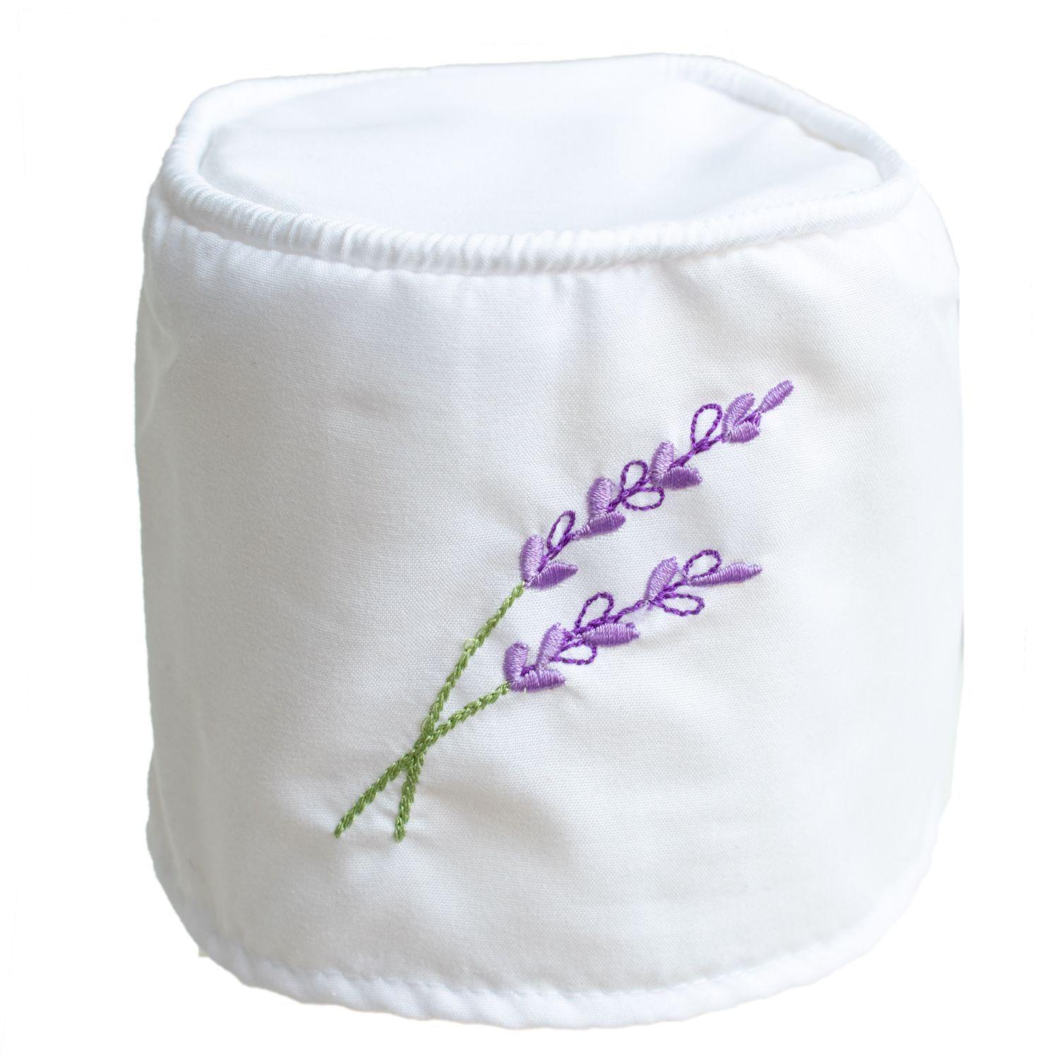 Set de Baño Bordado Lavanda-2