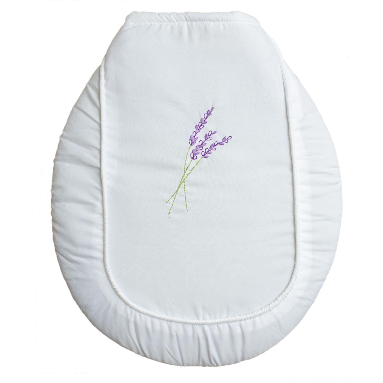 Set de Baño Bordado Lavanda-0
