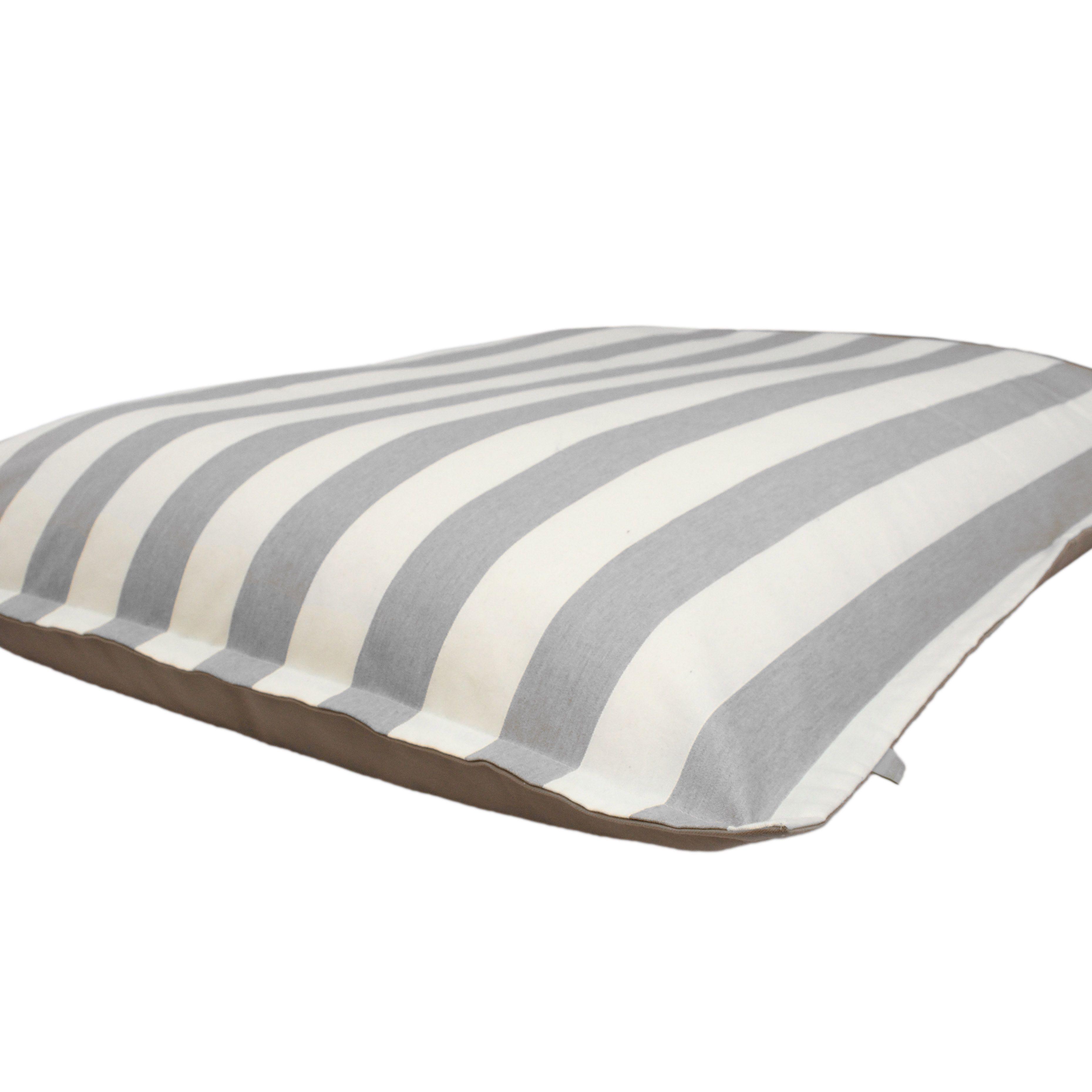 Mega Cojin Suelo Listado Gris 140x100 cm-1