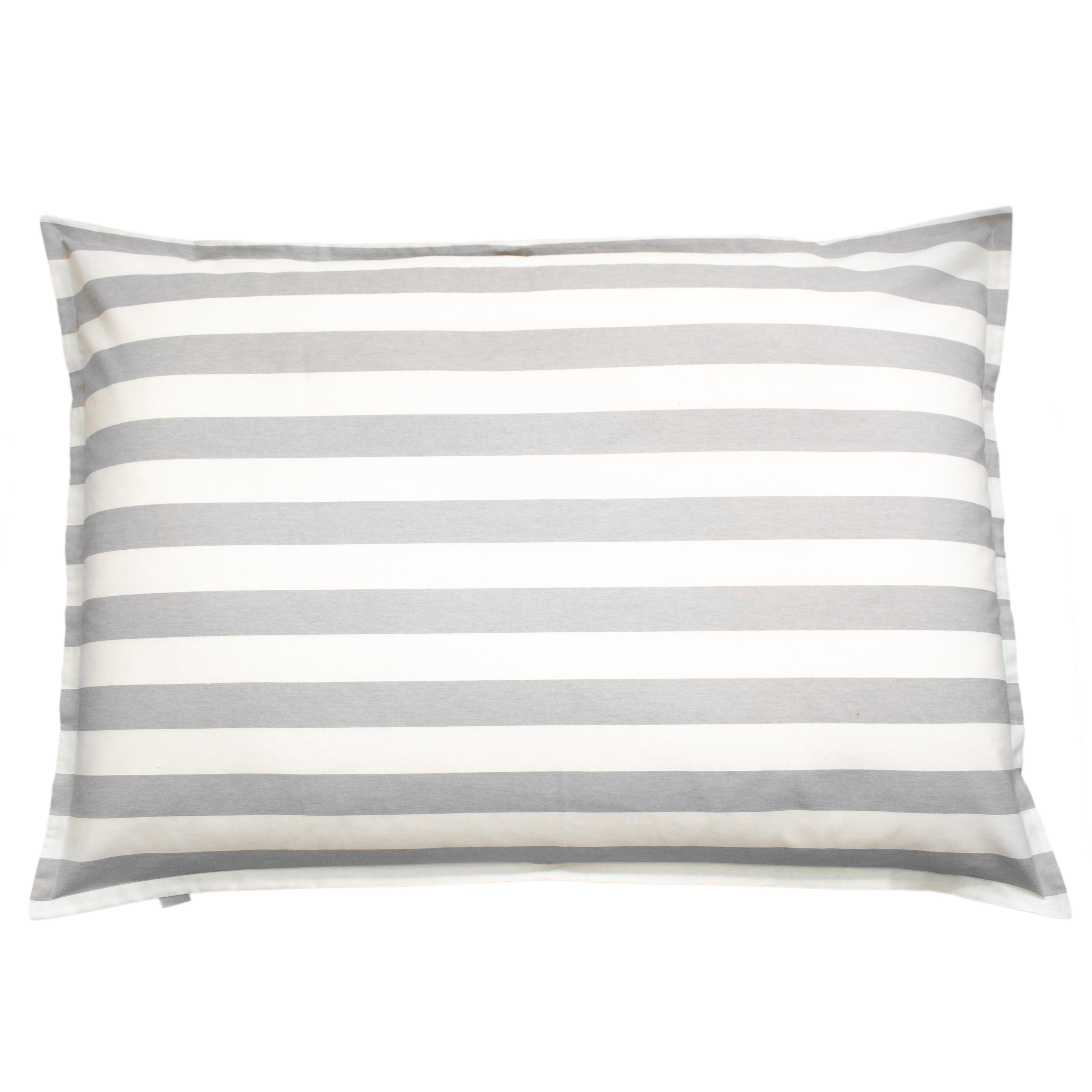Mega Cojin Suelo Listado Gris 140x100 cm-0