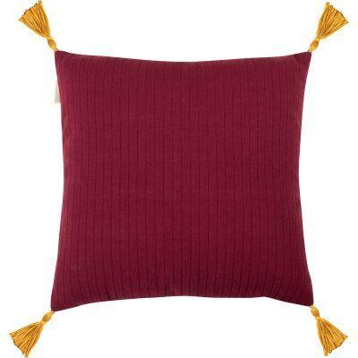 Cojín Tejido Borlas 44x44-0