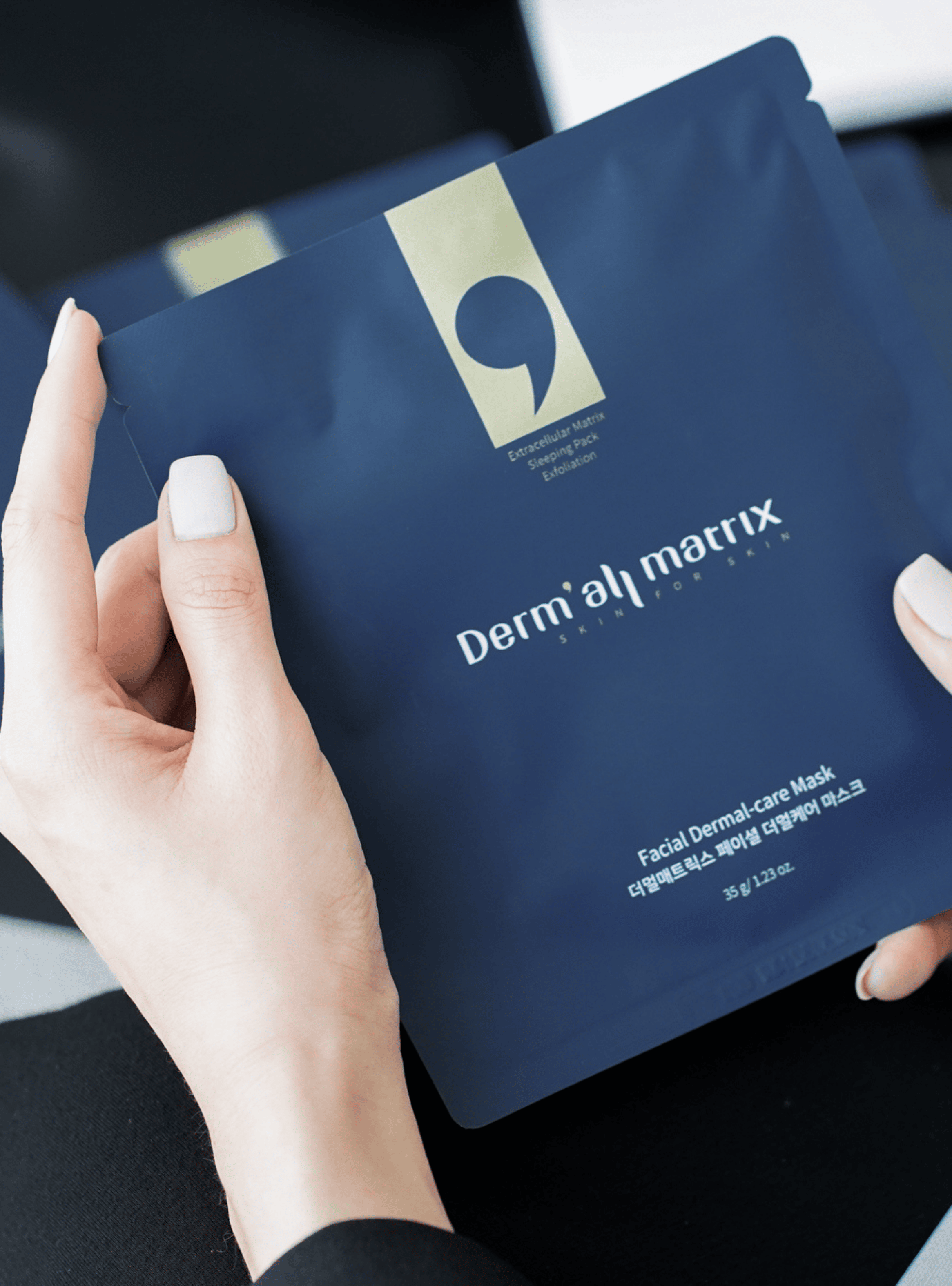 Caja de 4  Mascarillas Nocturnas de Matriz Extracelular Derm all Matrix-3