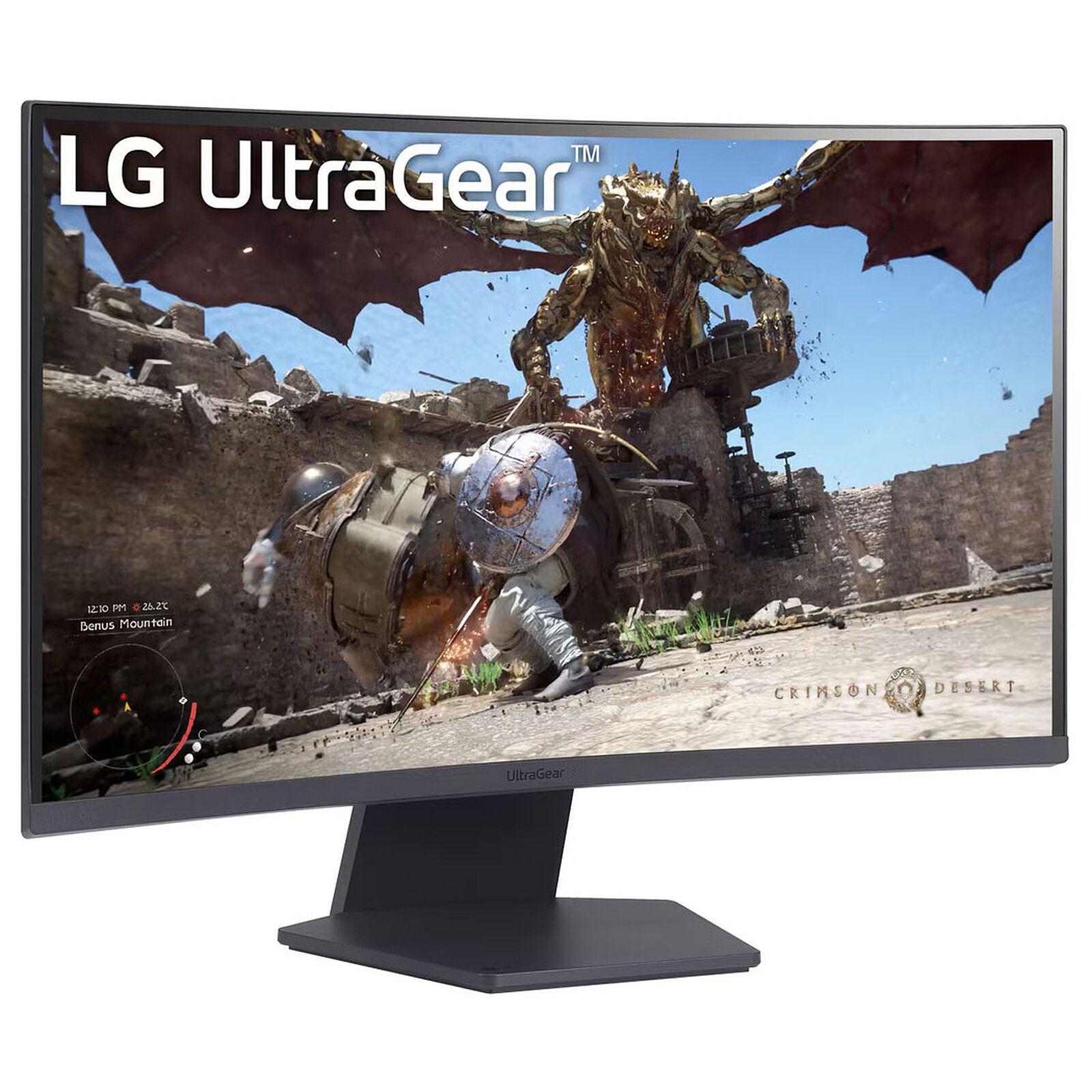 MONITOR GAMER 27 LG 27GS60QC CURVO 1MS QHD 180HZ FREESYNC-2