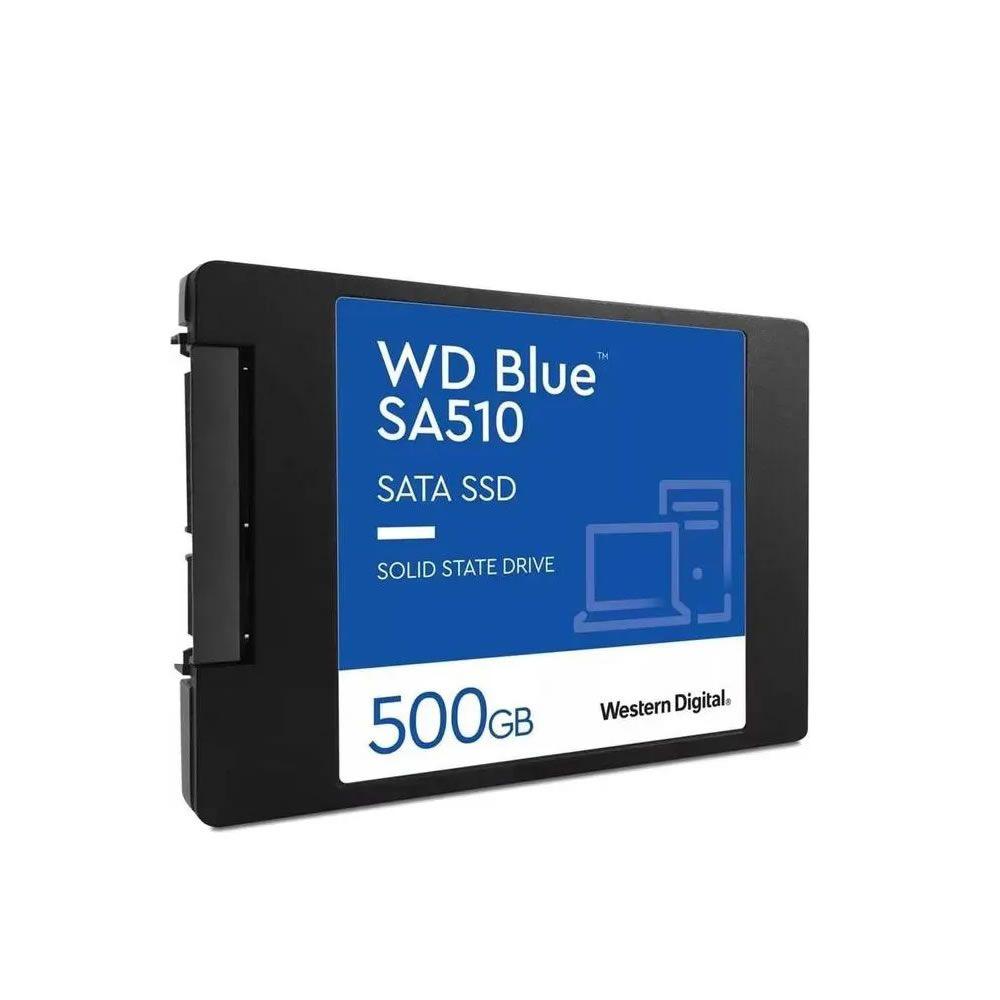 DISCO DE ESTADO SOLIDO SSD WESTERN DIGITAL 500GB 2.5" SATA BLUE SA510 P/N WDS500G3B0A-1