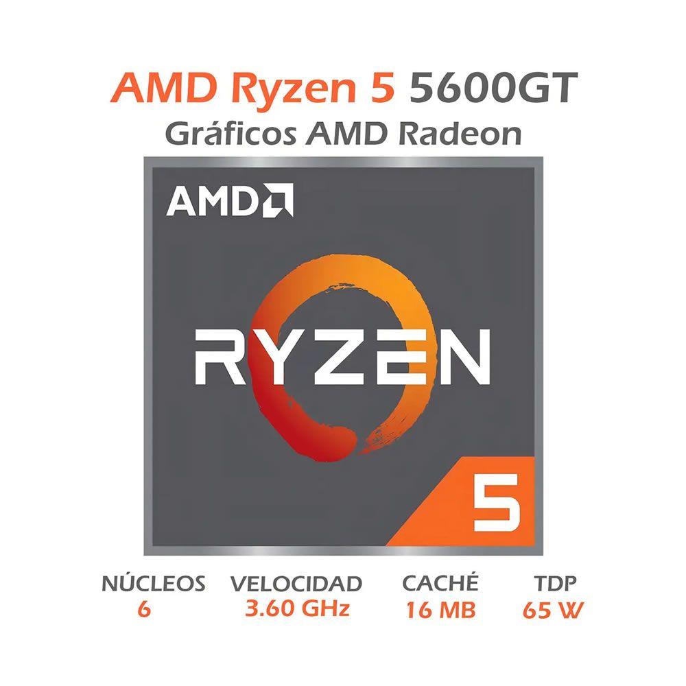 PROCESADOR AMD RYZEN 5 5600GT 3.6GHZ 6CORE sAM4 P/N 100-100001488BOX-4