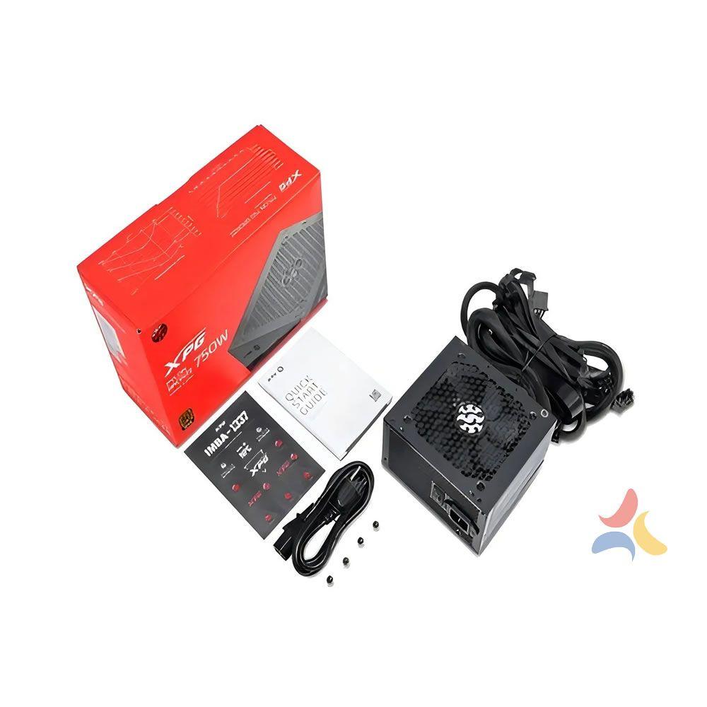 FUENTE DE PODER ADATA XPG PYLON 550W BRONZE P/N PYLON550B-BKCEU-4