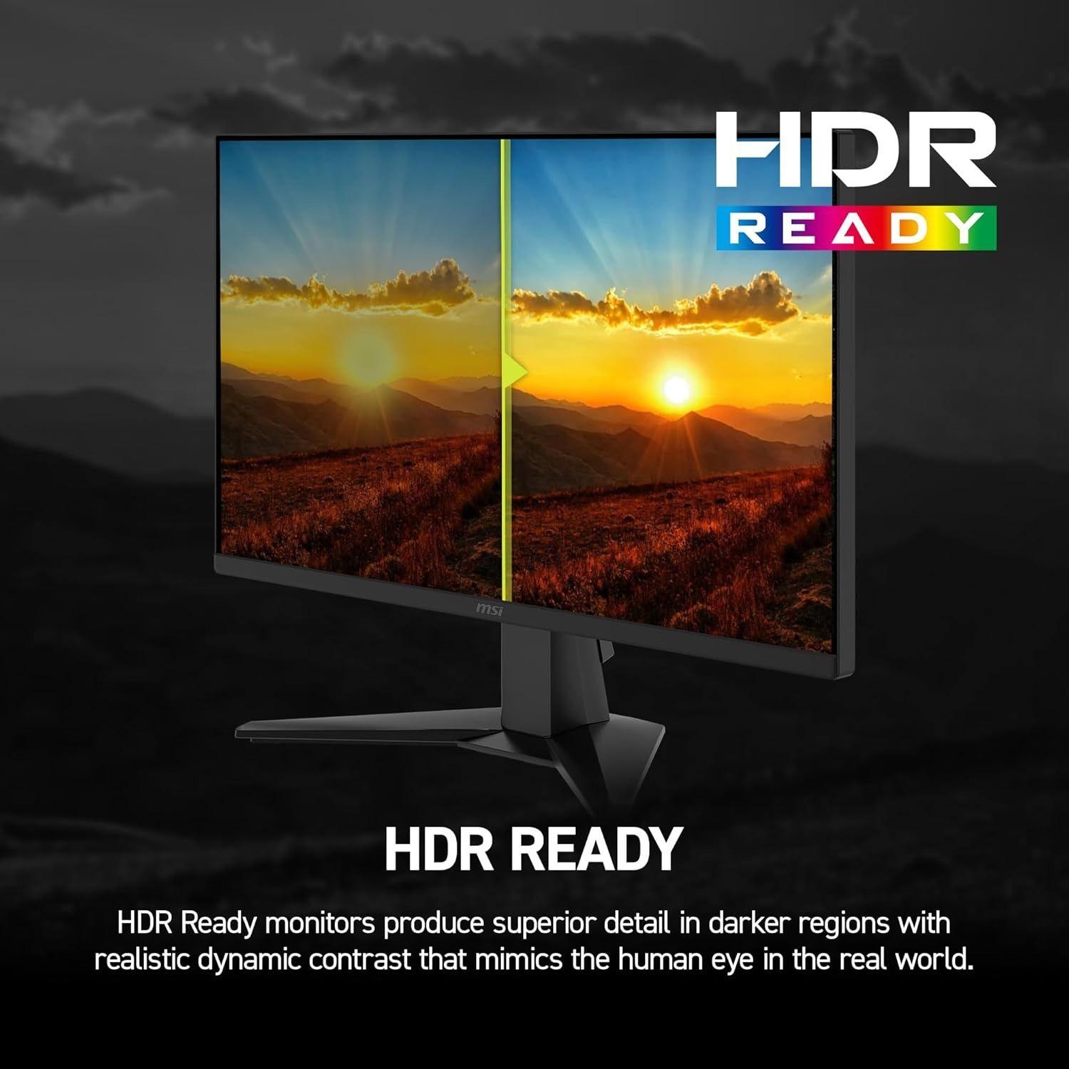 MONITOR MSI GAMER 24"  MAG 245F X24 240Hz 0.5MS FREESYNC PREMIUM HDR READY FULLHD-5