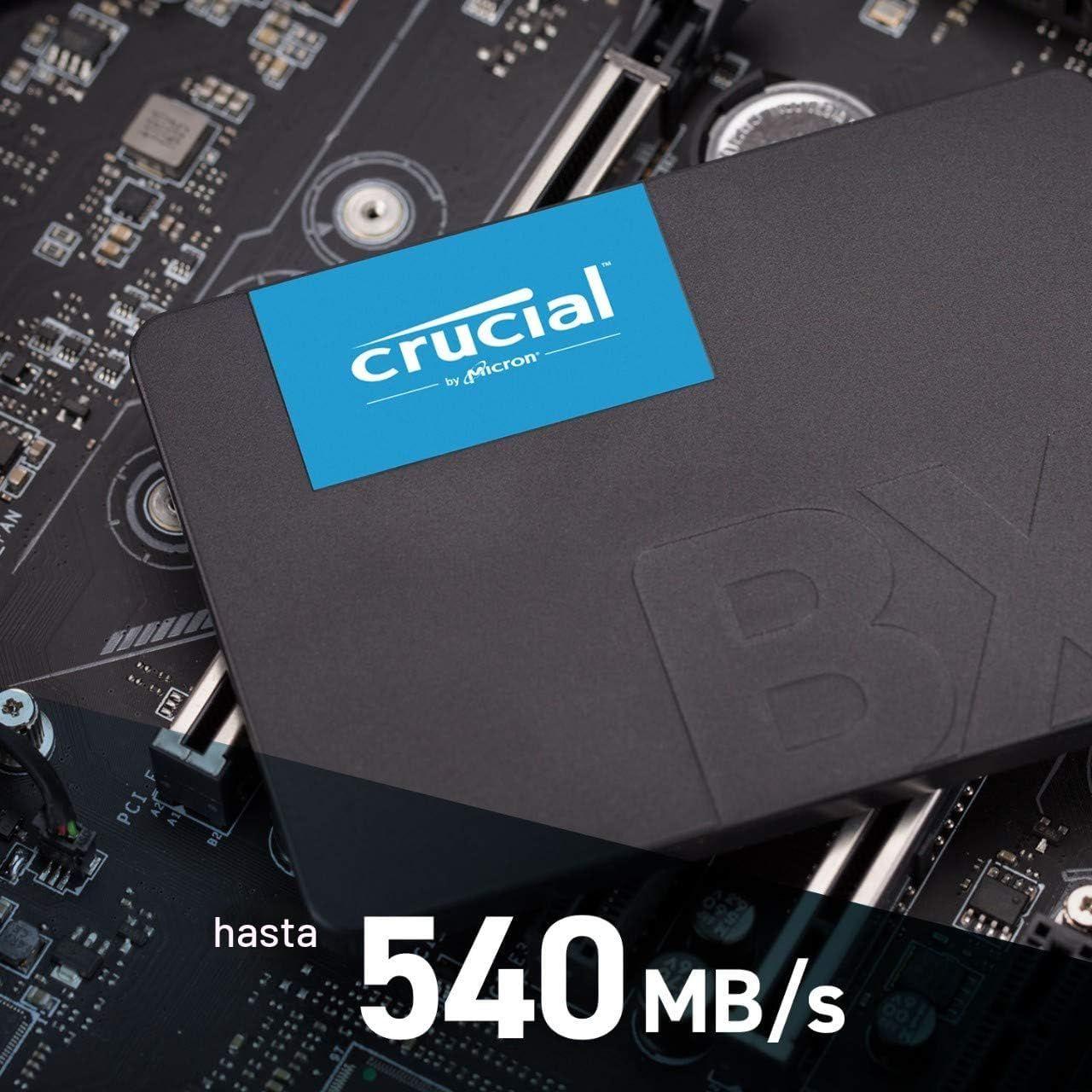 DISCO CRUCIAL DE ESTADO SOLIDO SSD BX500 1TB P/N CT1000BX500SSD1-3