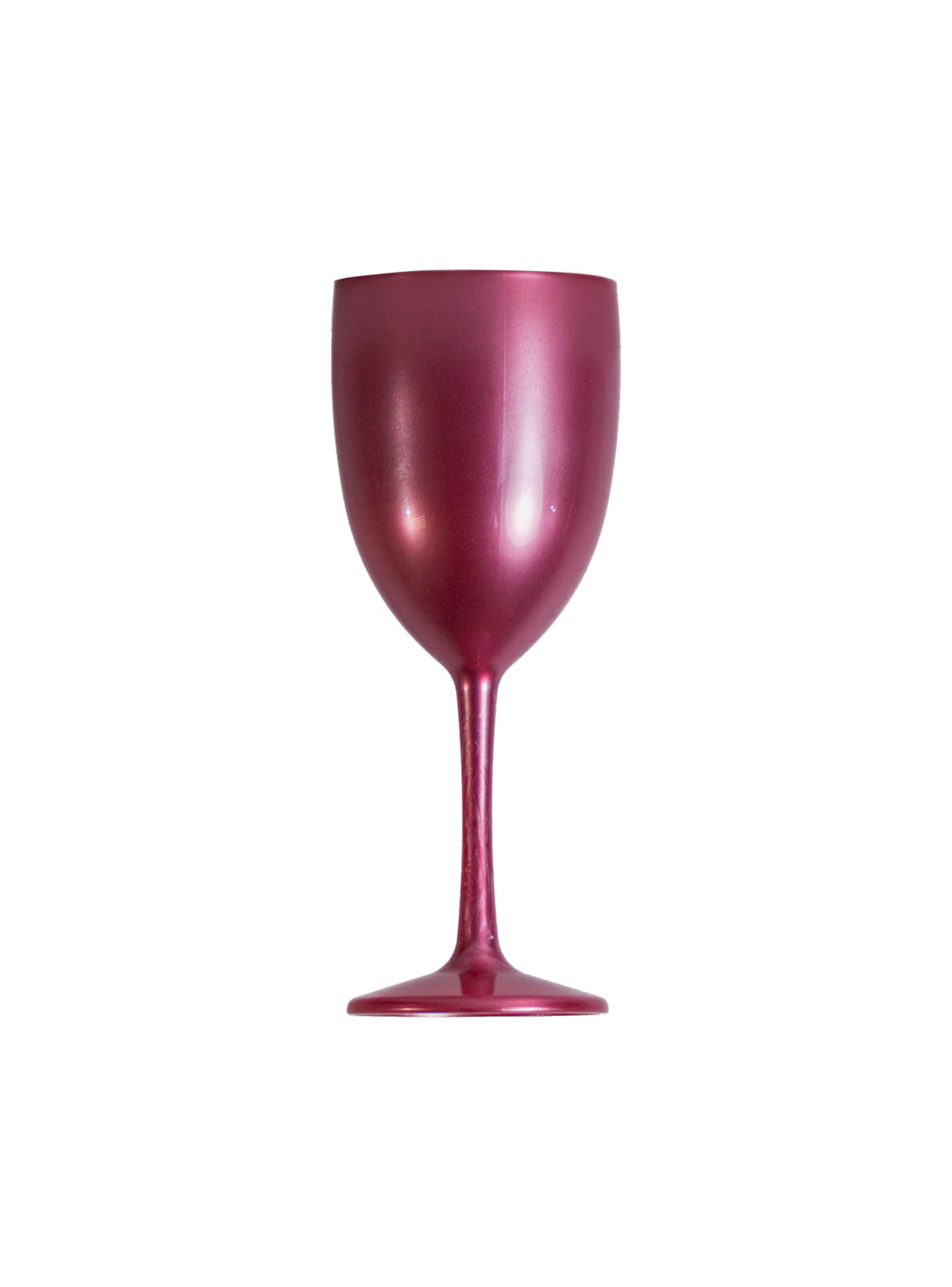 Copas Vino Acrilico 295 ml - Pack 4 - Rosado Perlado-1