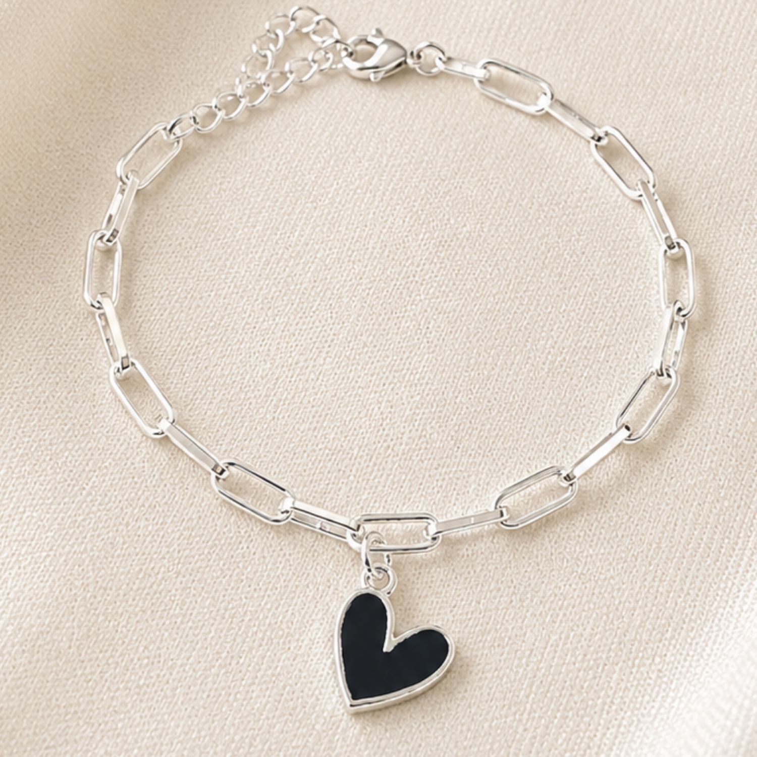 Pulsera Corazón de Plata 925 – Un símbolo de amor que siempre acompaña-0