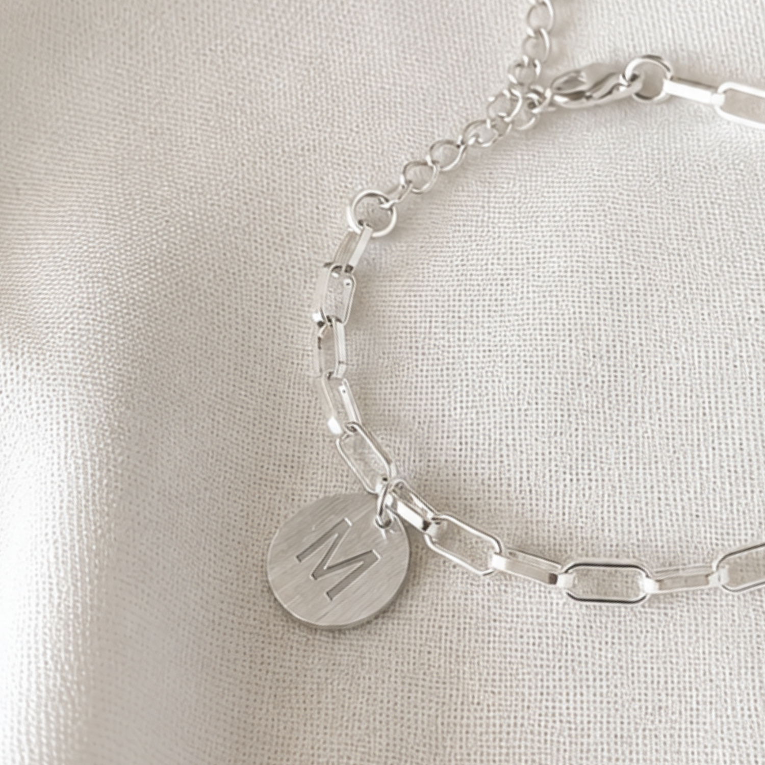 Pulsera plata Bendito amor personalizada-1