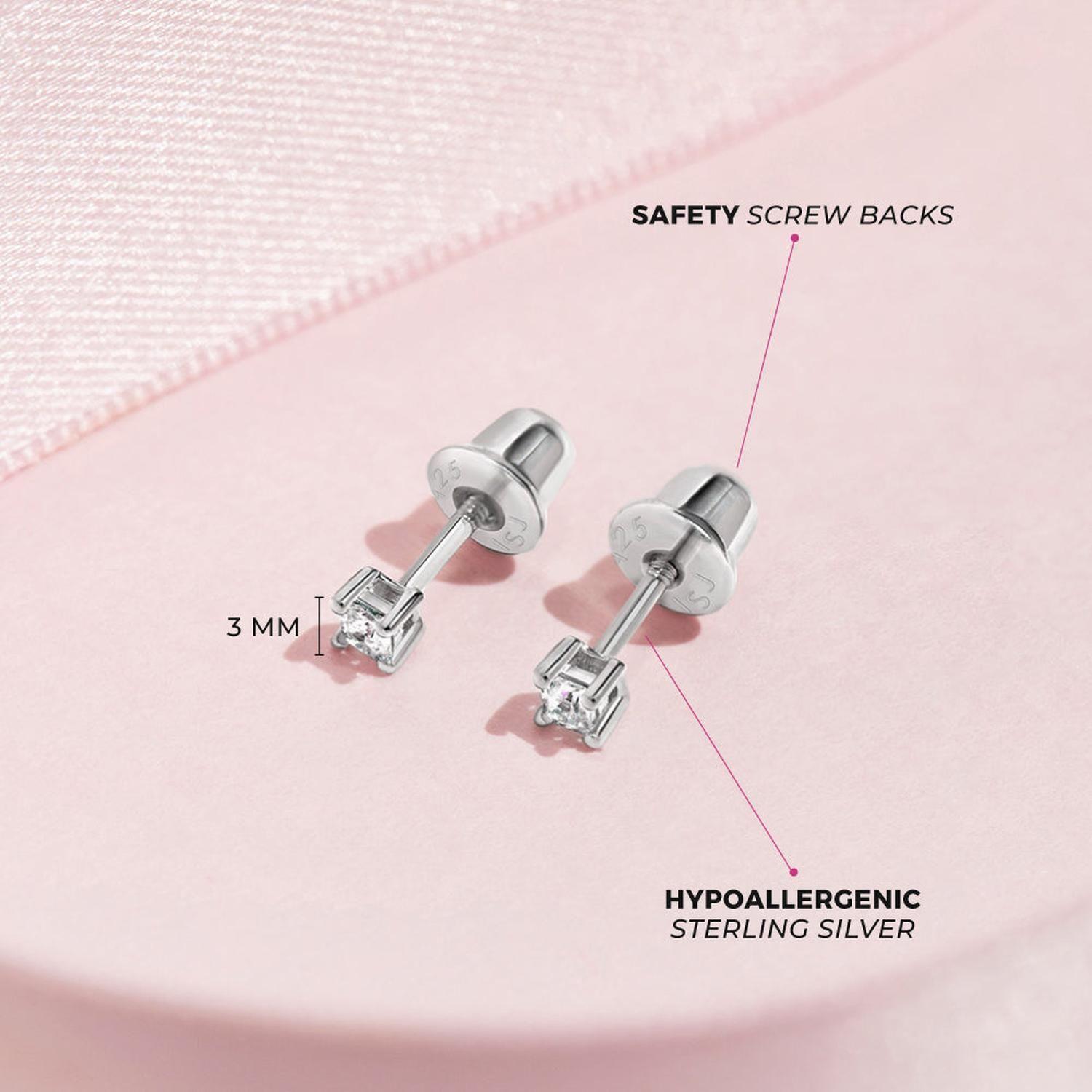 Aros solitario plata 925 con circón-3